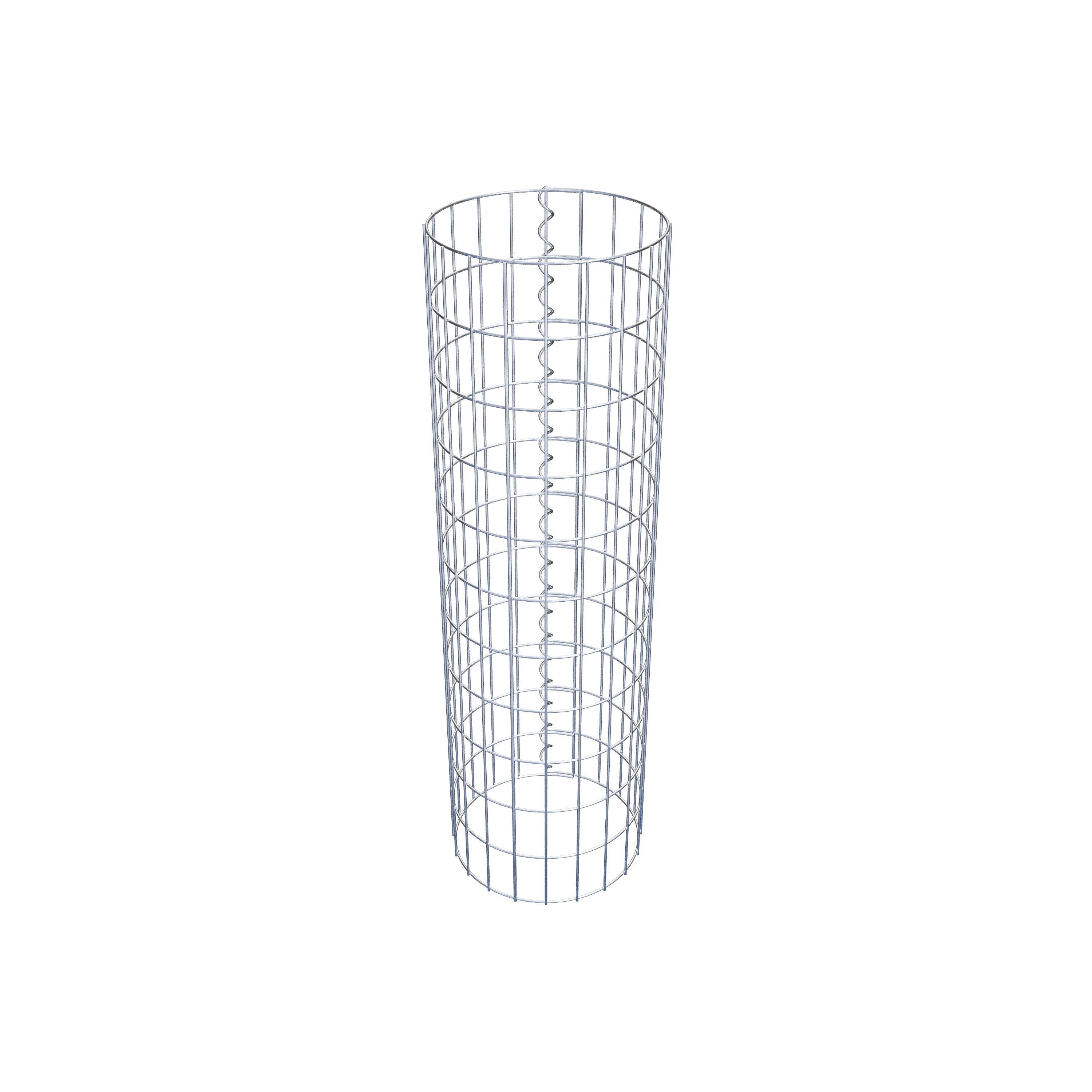 Columna de gaviones diámetro 32 cm, MW 5 x 10 cm redonda