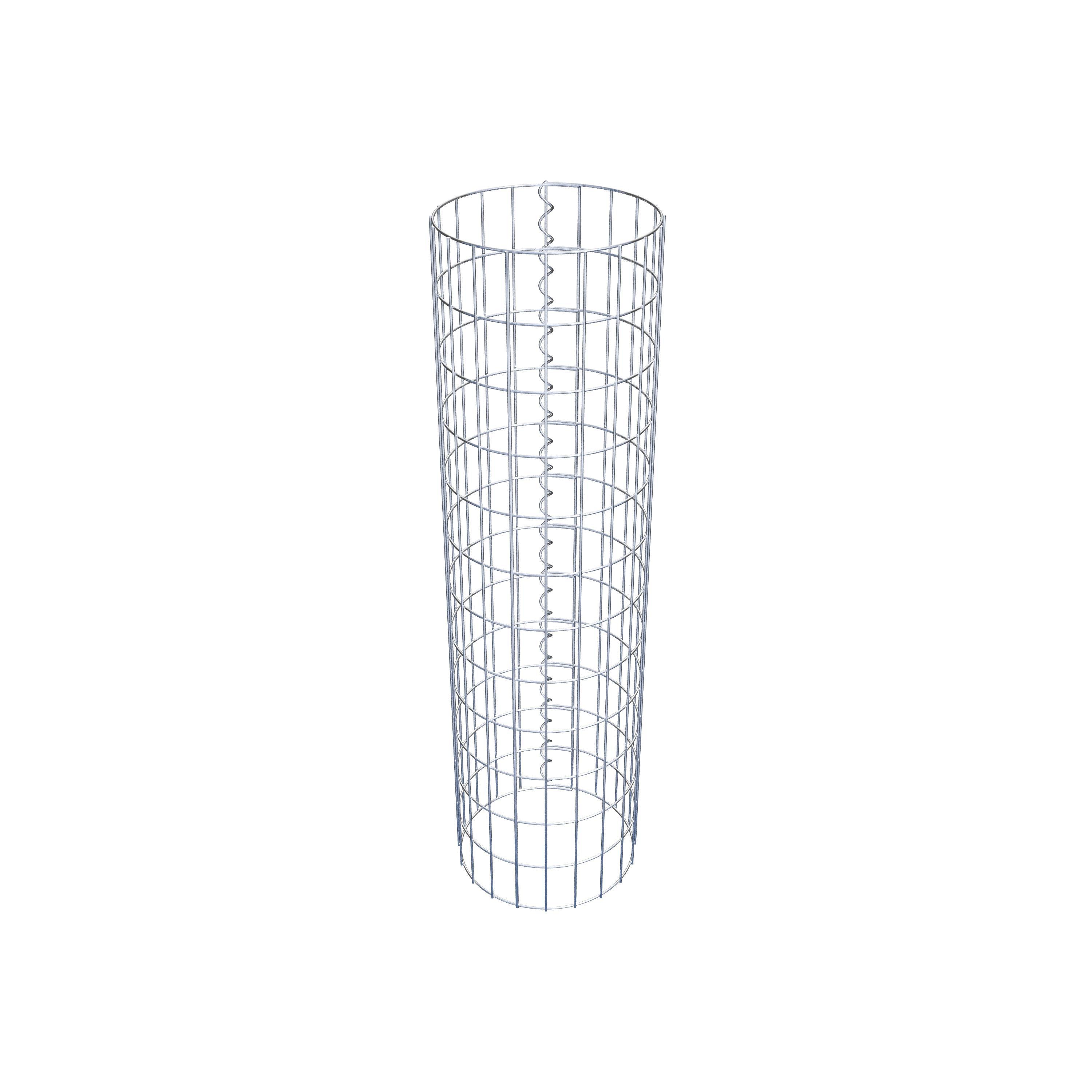 Columna de gaviones diámetro 32 cm, MW 5 x 10 cm redonda