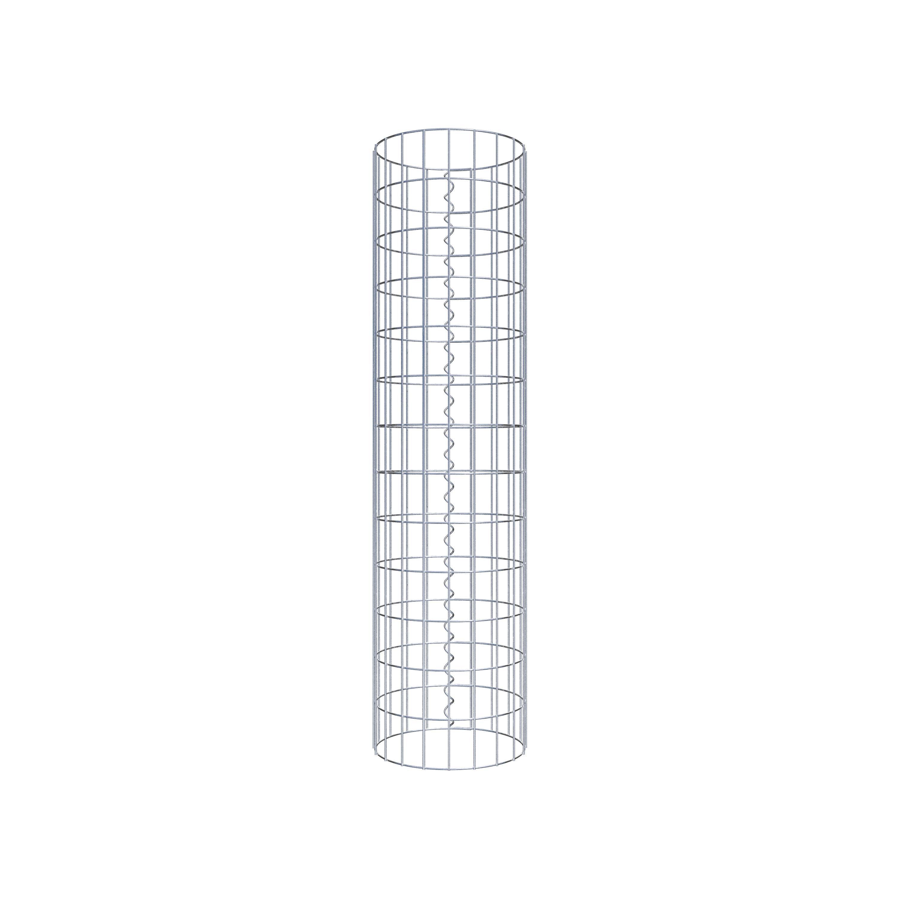 Columna de gaviones diámetro 32 cm, MW 5 x 10 cm redonda