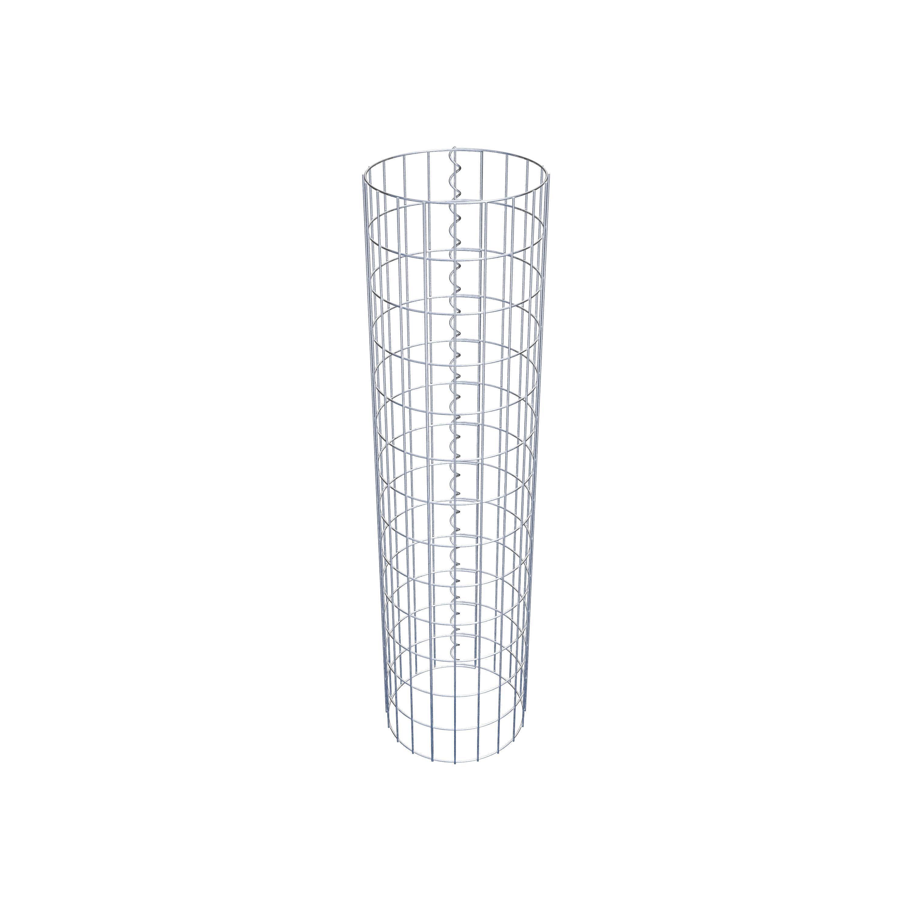 Columna de gaviones diámetro 32 cm, MW 5 x 10 cm redonda