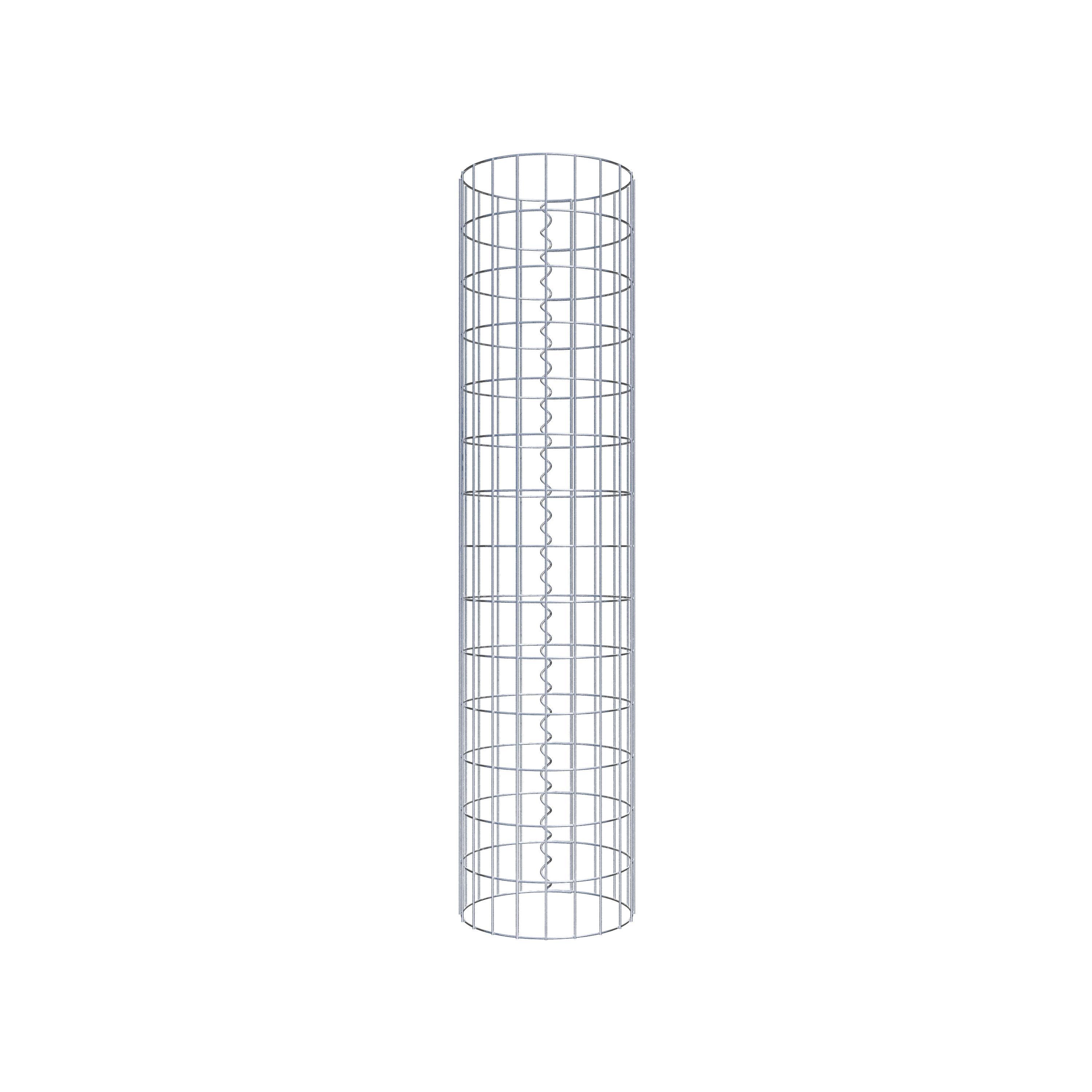 Columna de gaviones diámetro 32 cm, MW 5 x 10 cm redonda