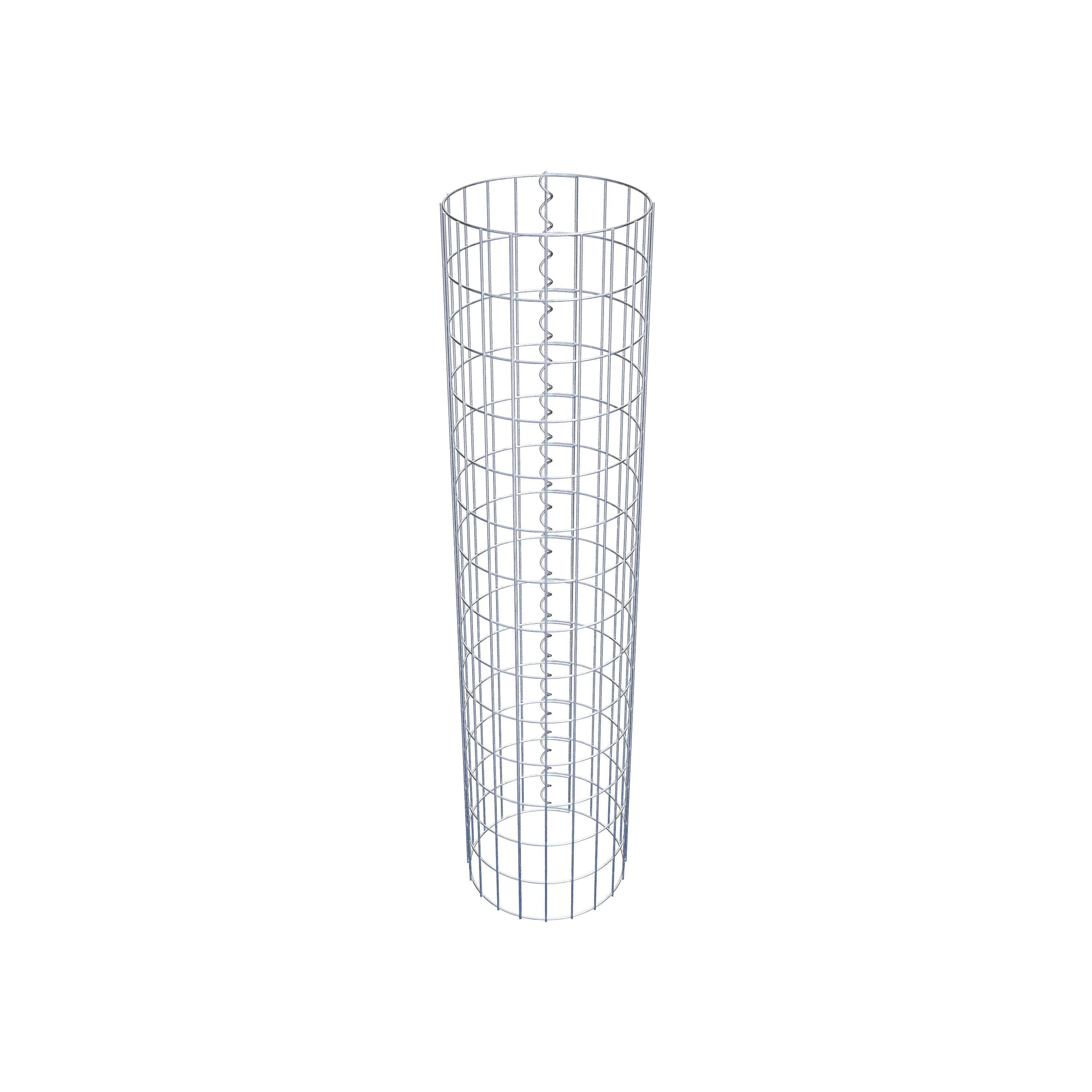 Columna de gaviones diámetro 32 cm, MW 5 x 10 cm redonda