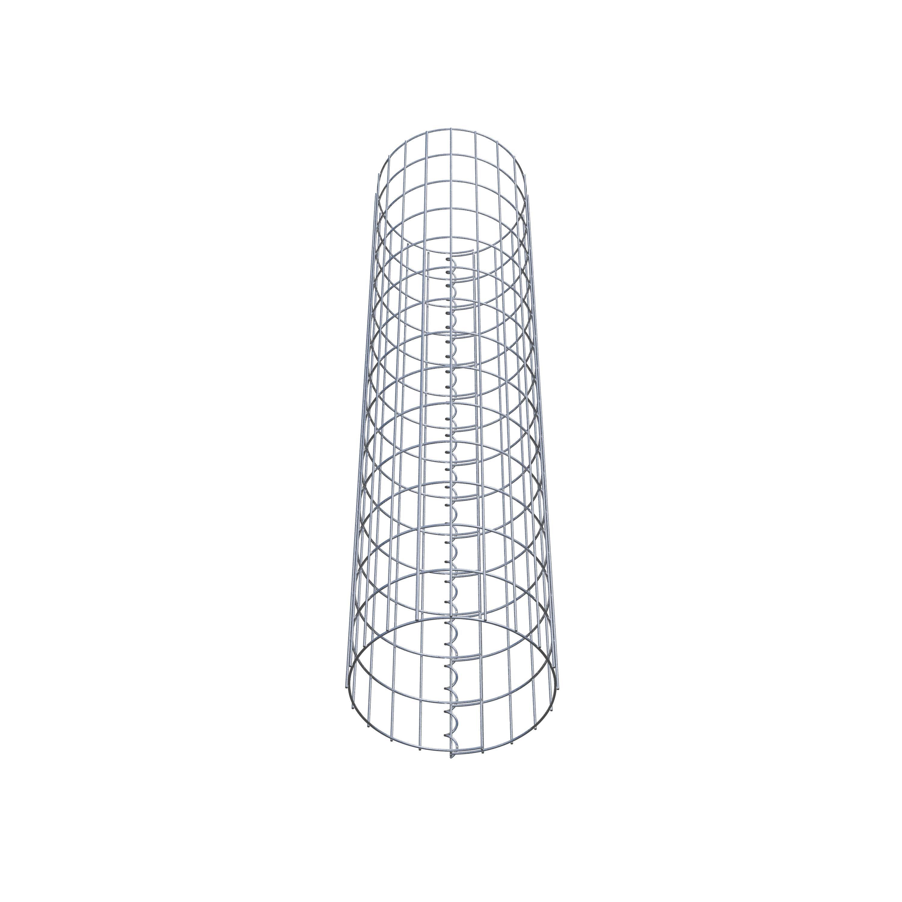Columna de gaviones diámetro 32 cm, MW 5 x 10 cm redonda