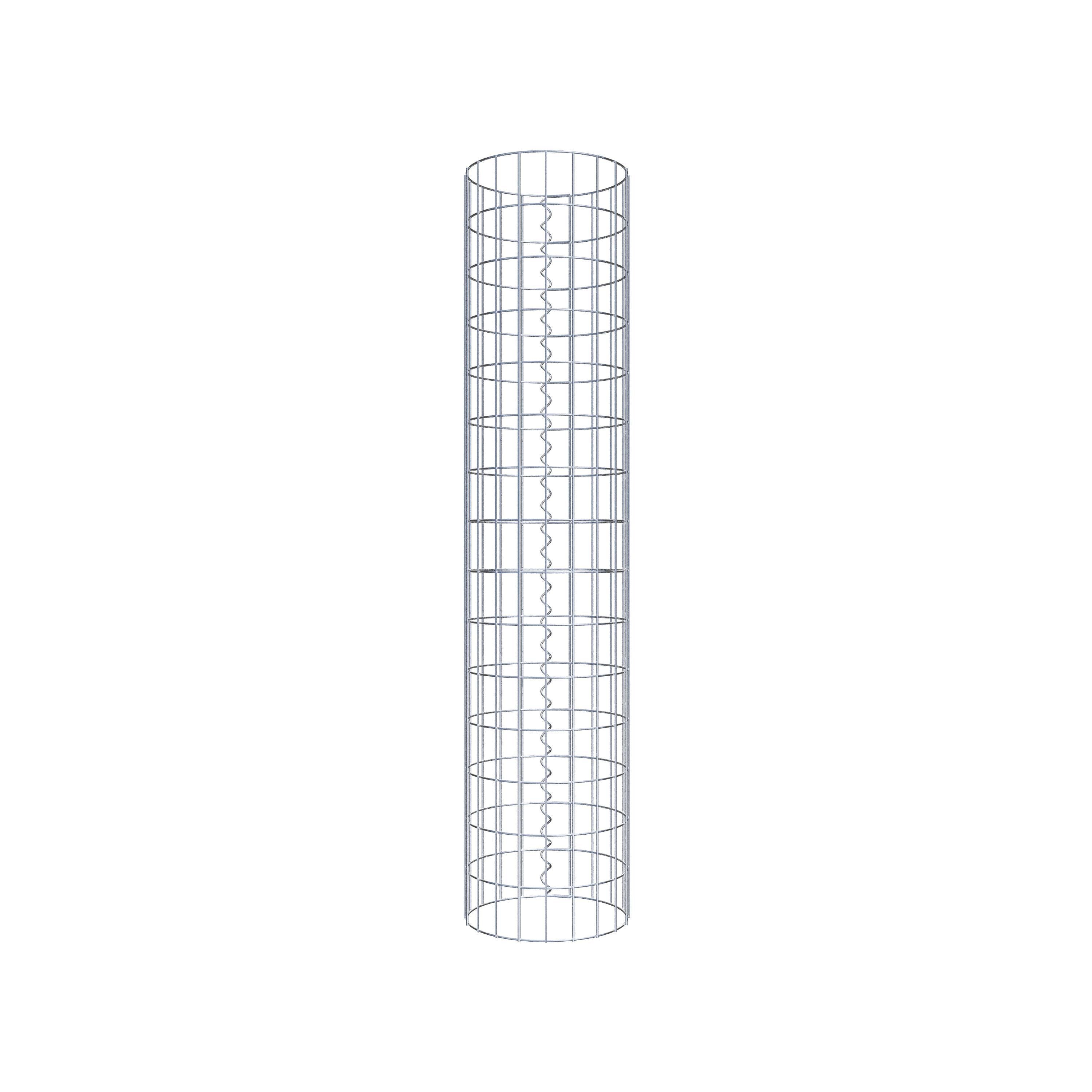 Columna de gaviones diámetro 32 cm, MW 5 x 10 cm redonda