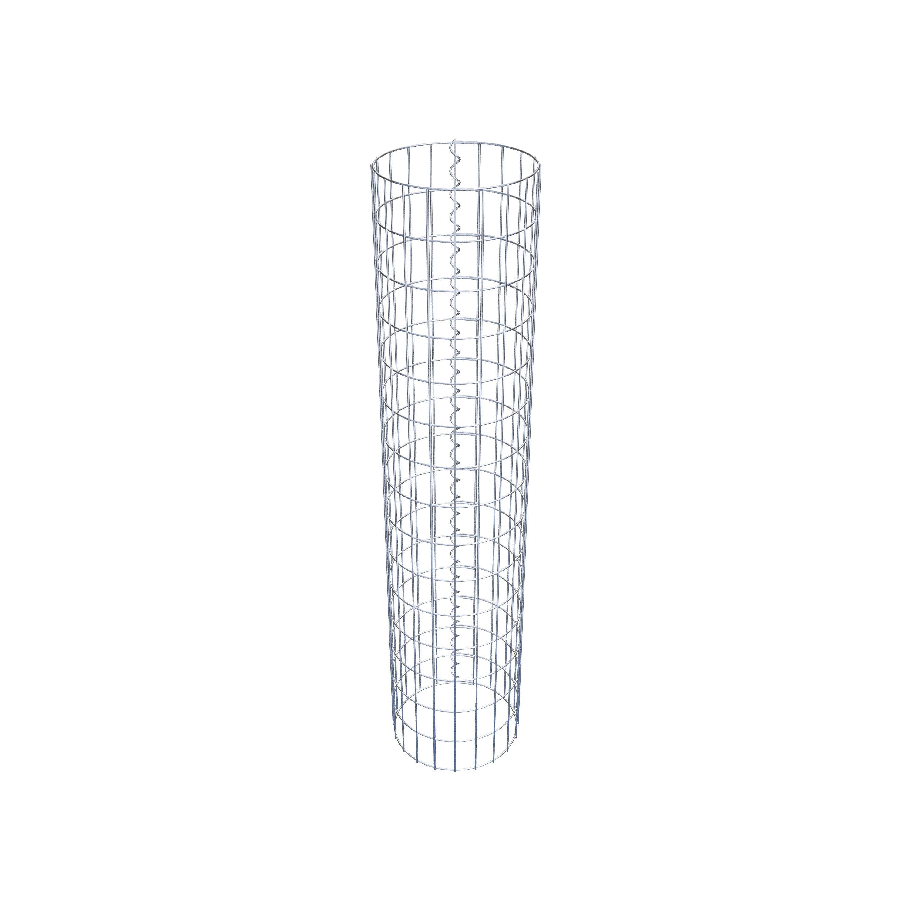Columna de gaviones diámetro 32 cm, MW 5 x 10 cm redonda