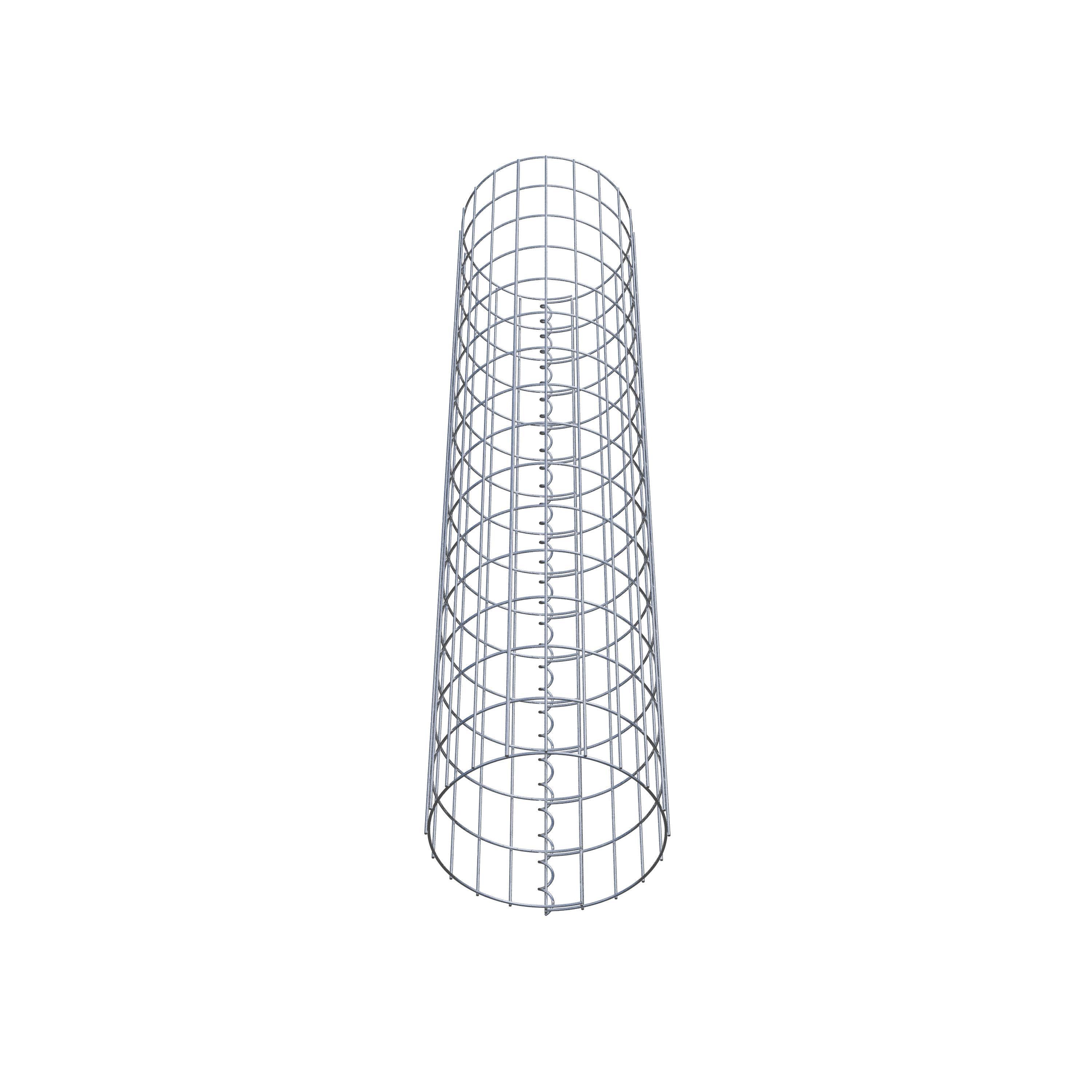 Columna de gaviones diámetro 32 cm, MW 5 x 10 cm redonda