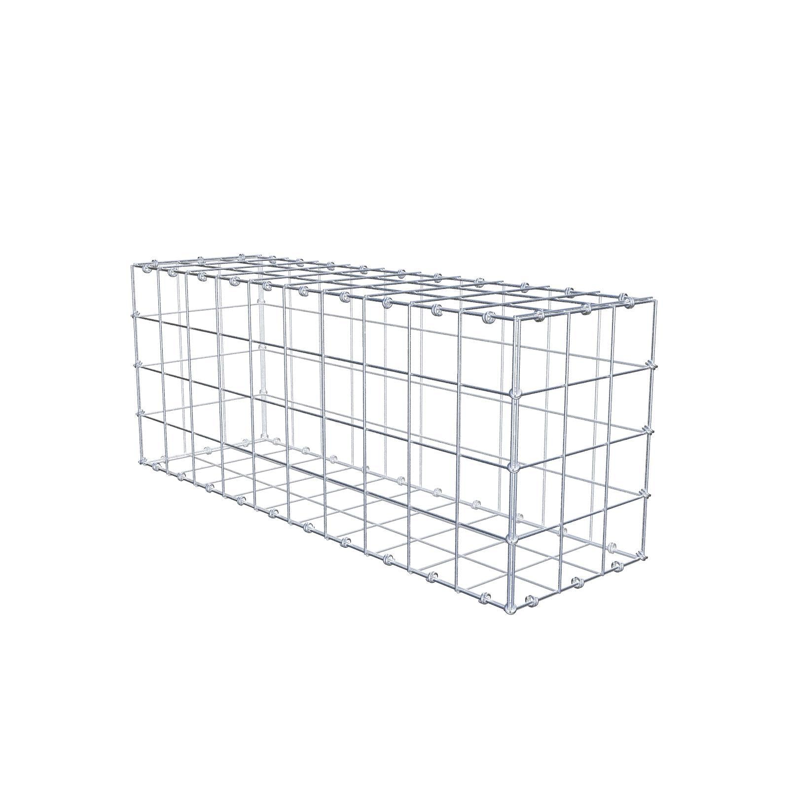 Gabbione 100 cm x 40 cm x 30 cm (L x H x P), maglia 10 x 10 cm, anello a spirale
