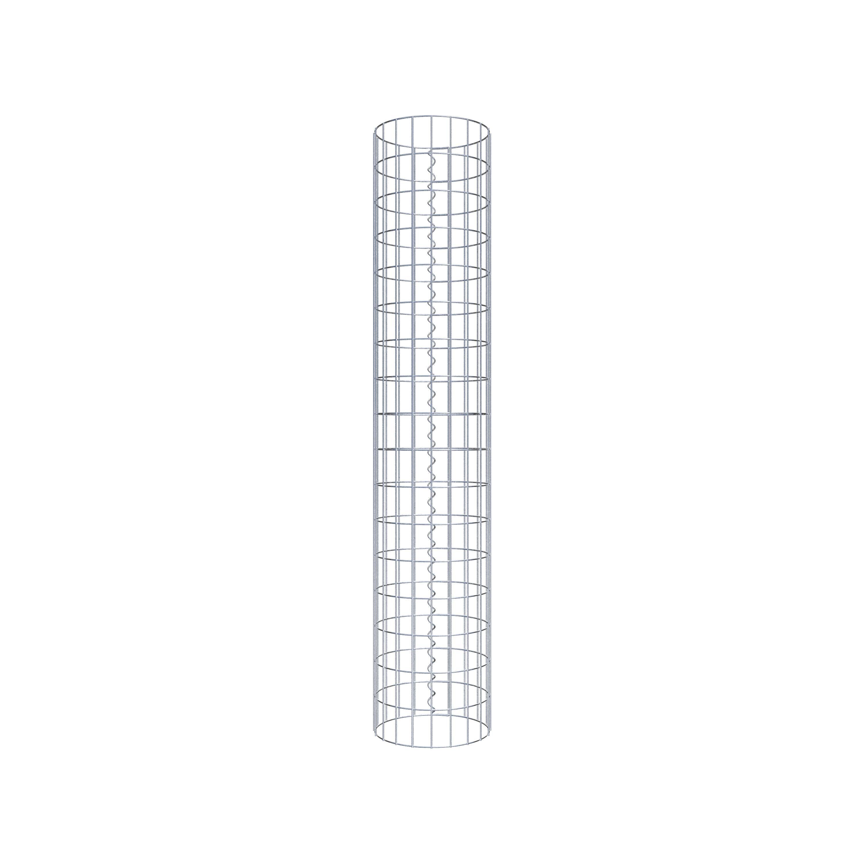 Columna de gaviones diámetro 32 cm, MW 5 x 10 cm redonda