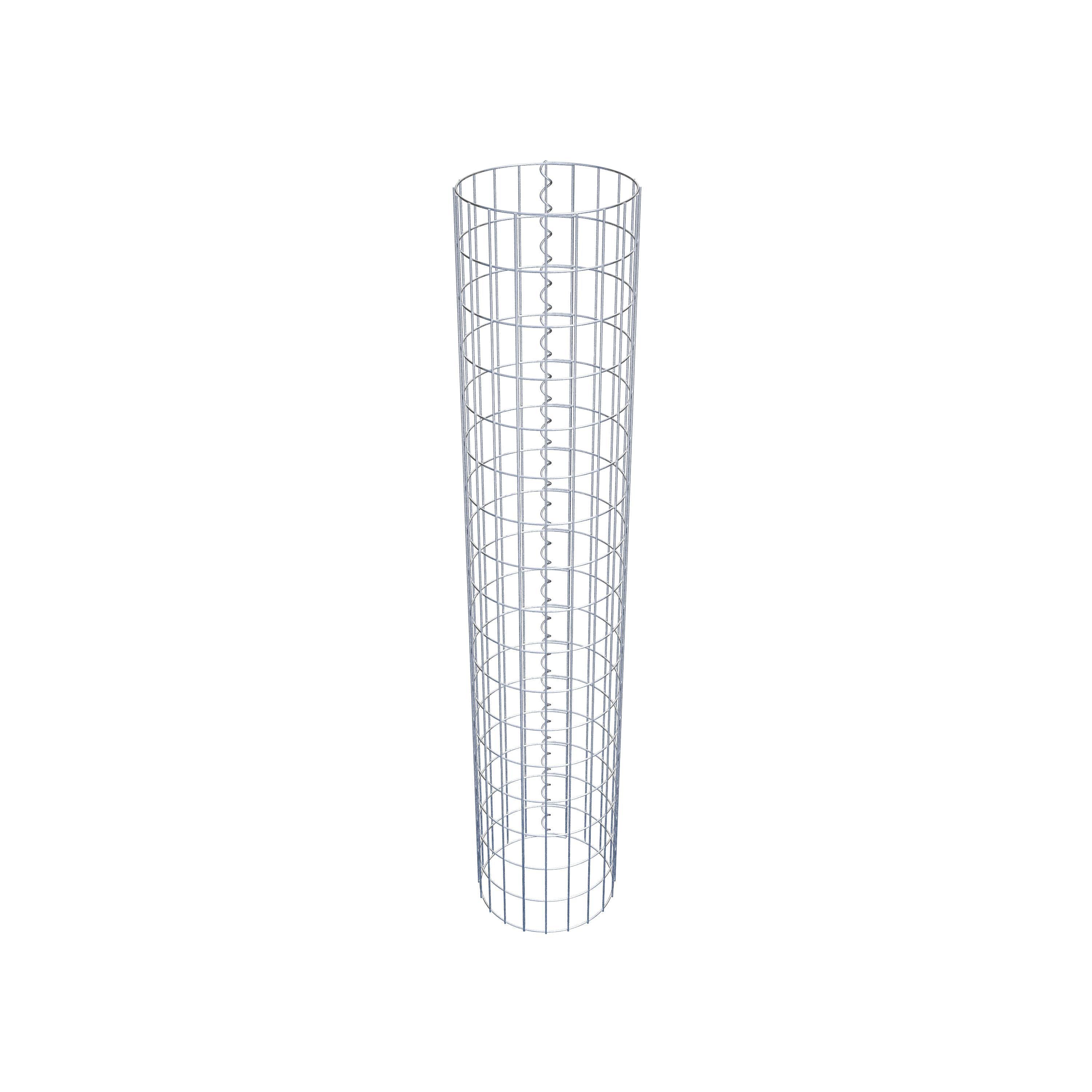Columna de gaviones diámetro 32 cm, MW 5 x 10 cm redonda