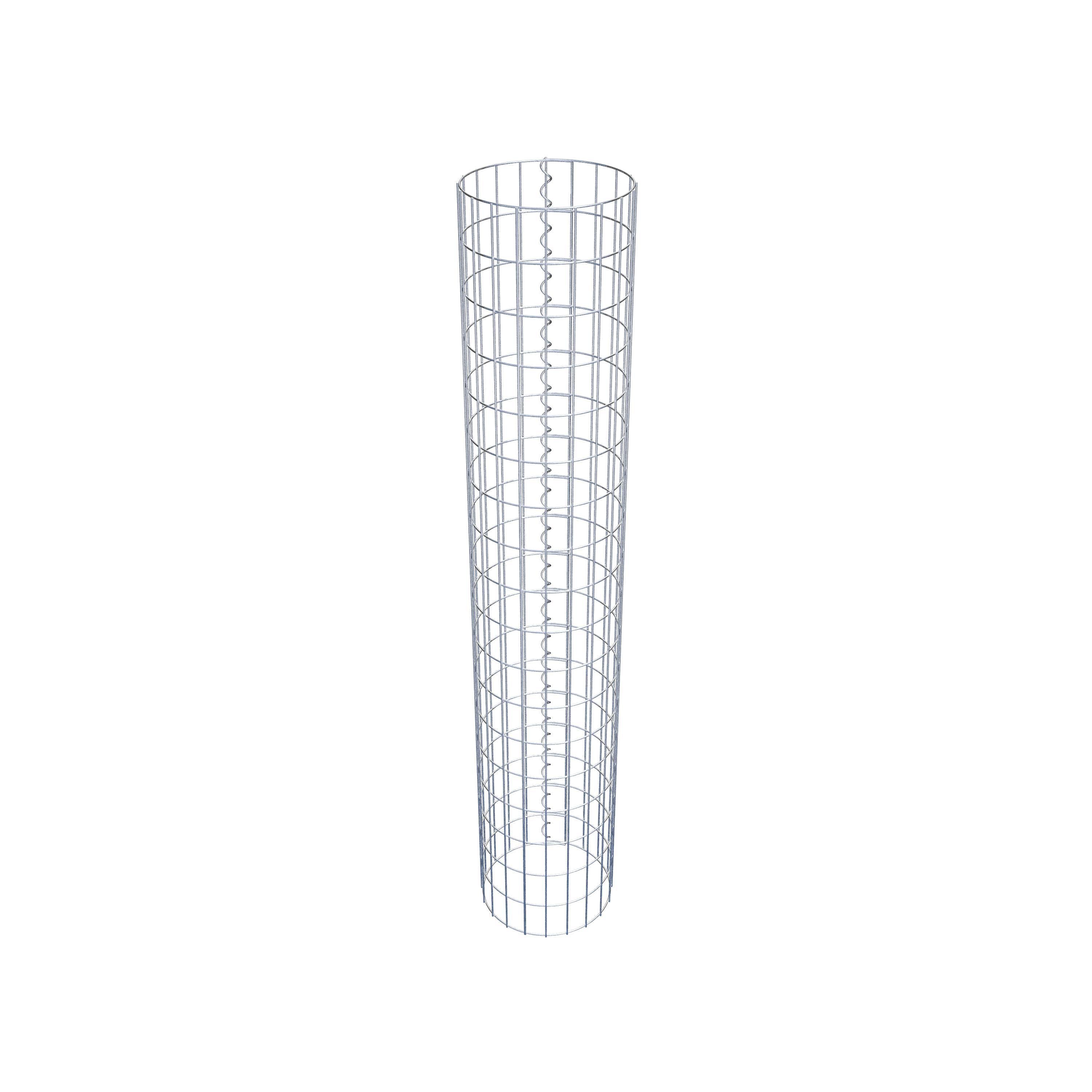Columna de gaviones diámetro 32 cm, MW 5 x 10 cm redonda