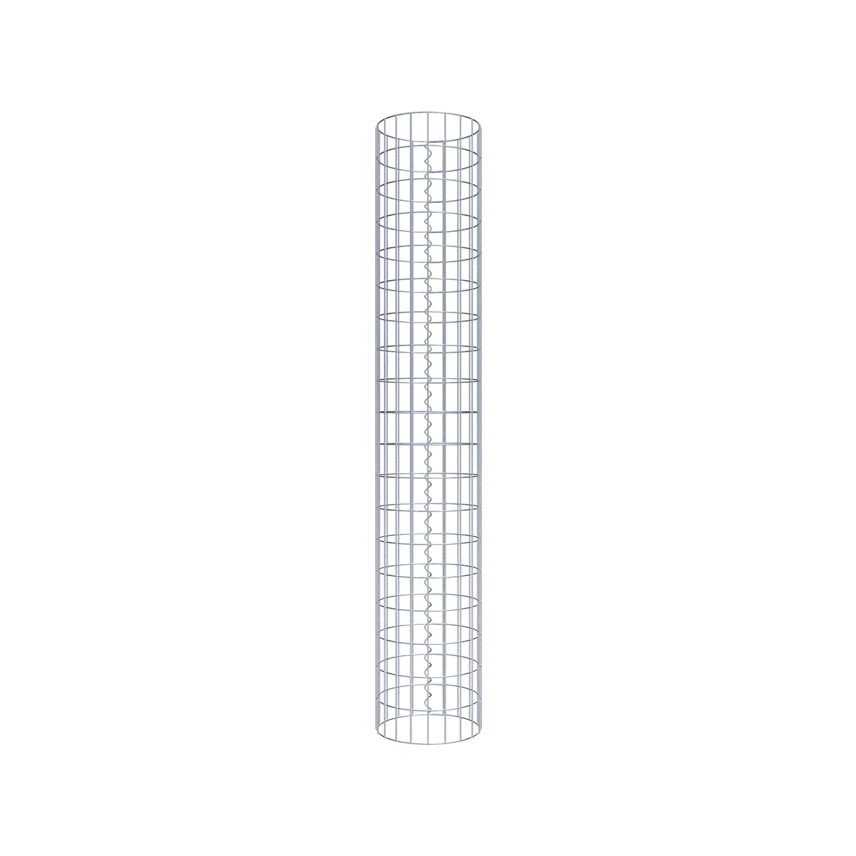 Columna de gaviones diámetro 32 cm, MW 5 x 10 cm redonda