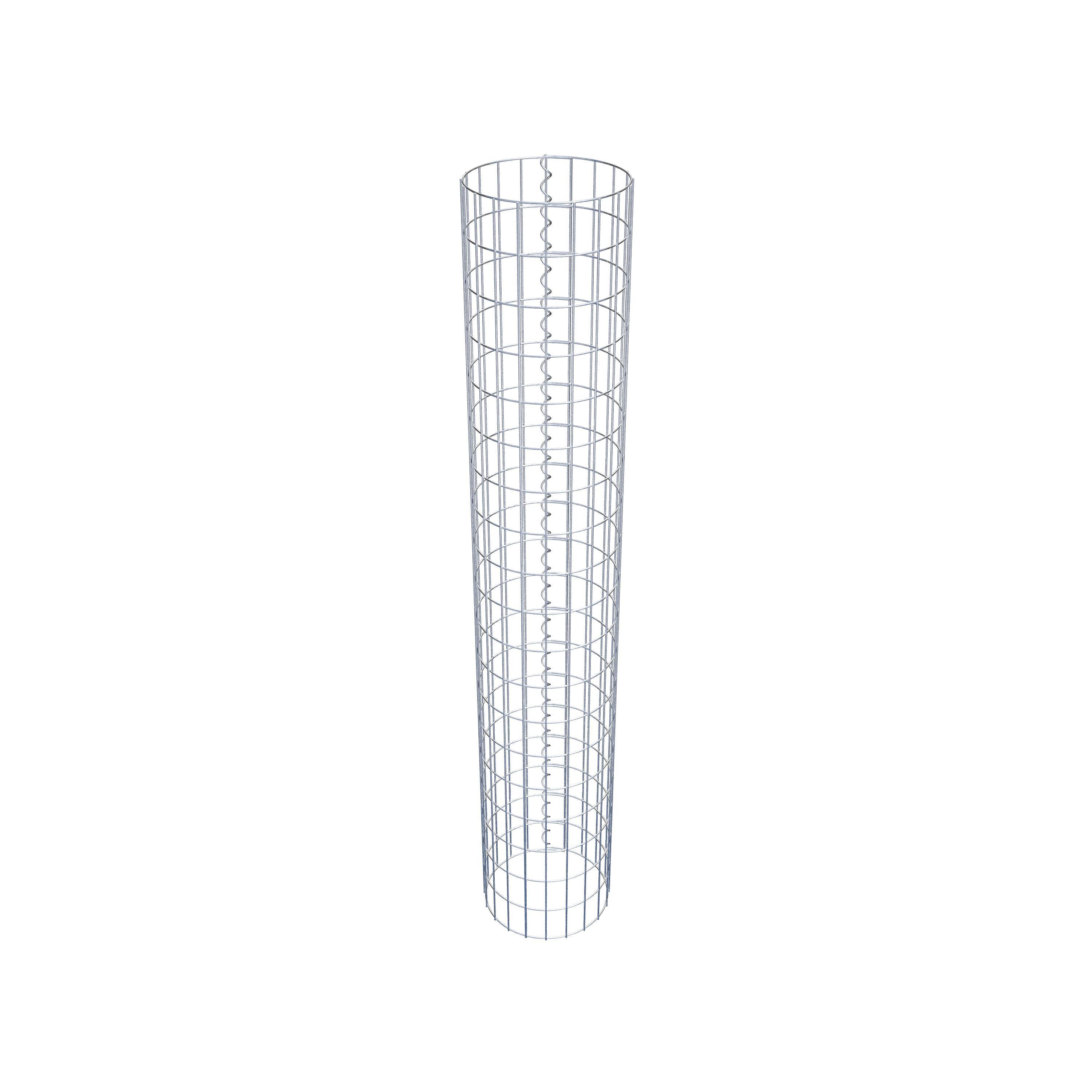 Columna de gaviones diámetro 32 cm, MW 5 x 10 cm redonda
