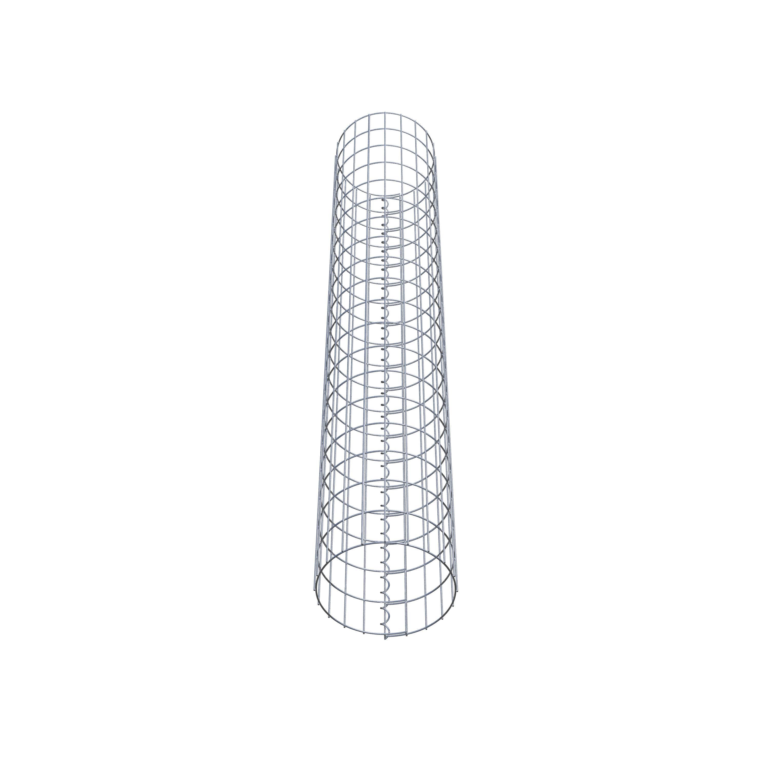 Columna de gaviones diámetro 32 cm, MW 5 x 10 cm redonda