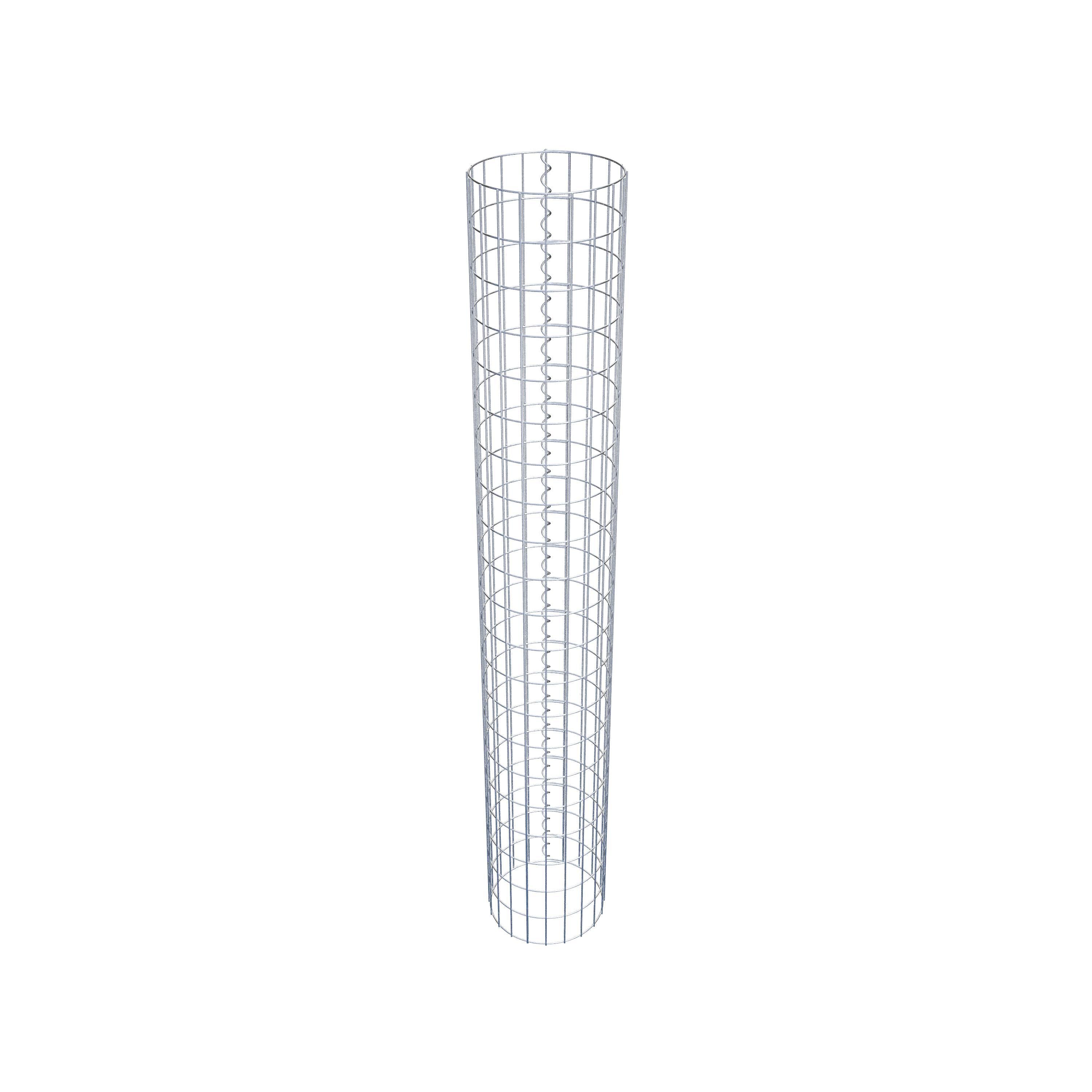 Columna de gaviones diámetro 32 cm, MW 5 x 10 cm redonda