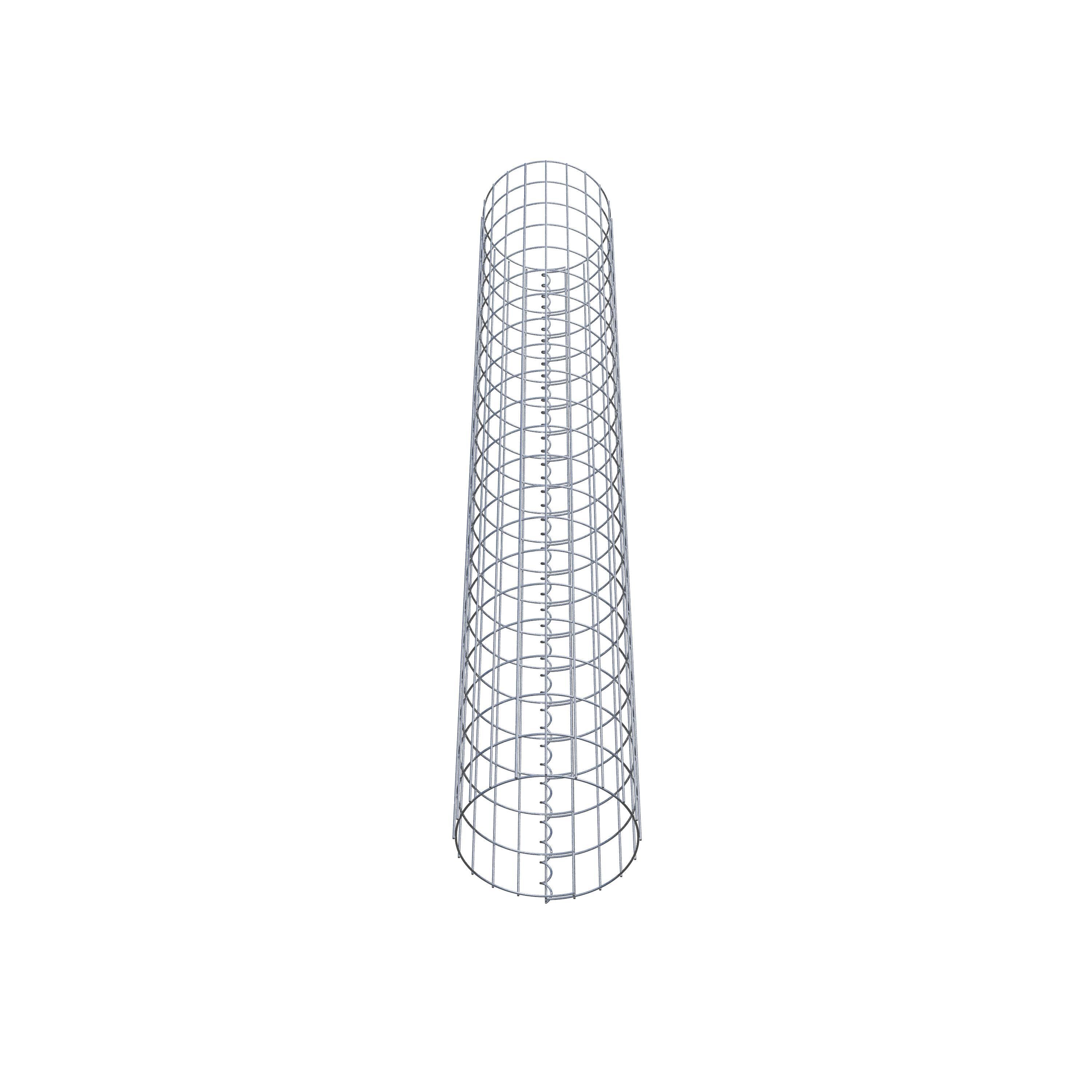 Columna de gaviones diámetro 32 cm, MW 5 x 10 cm redonda