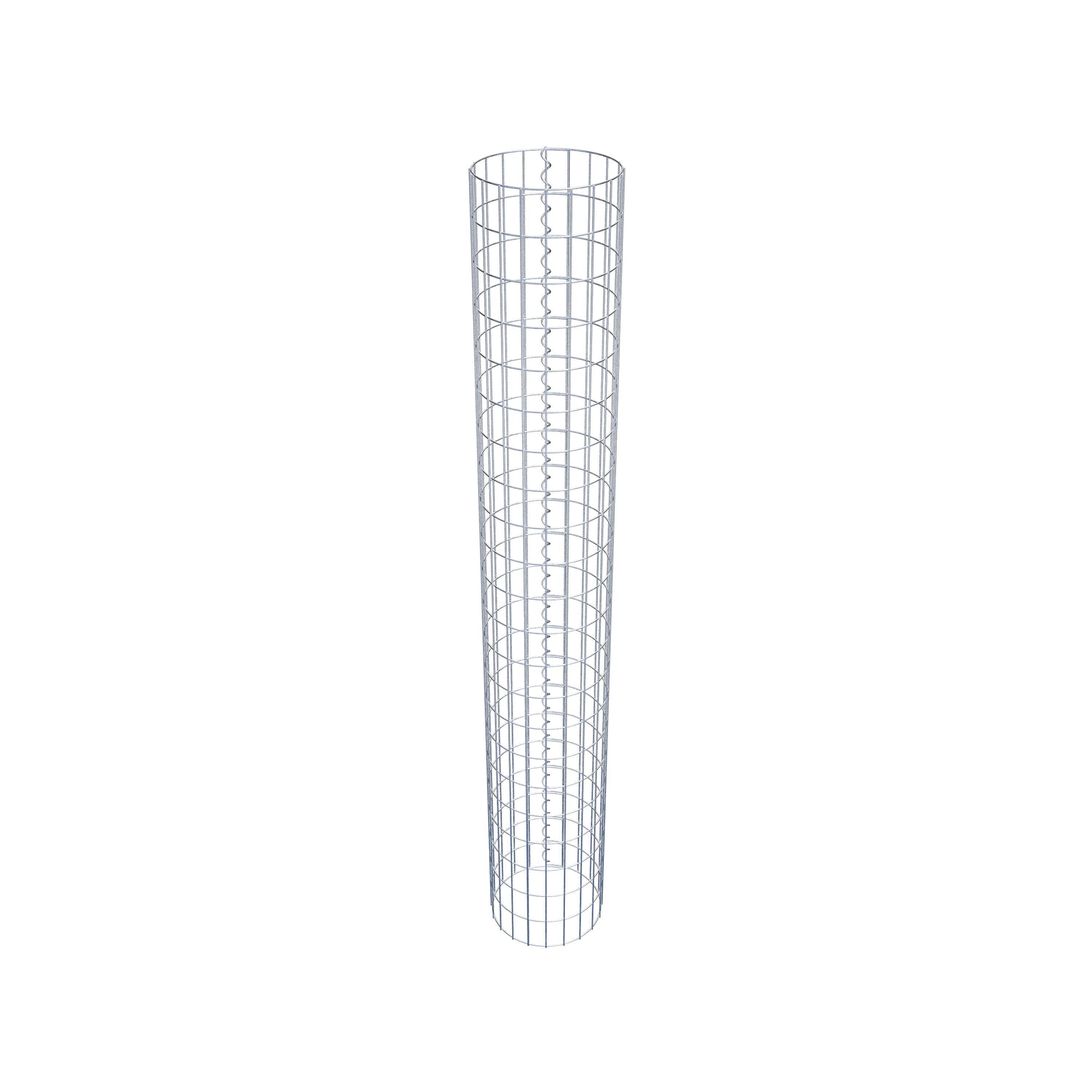 Columna de gaviones diámetro 32 cm, MW 5 x 10 cm redonda