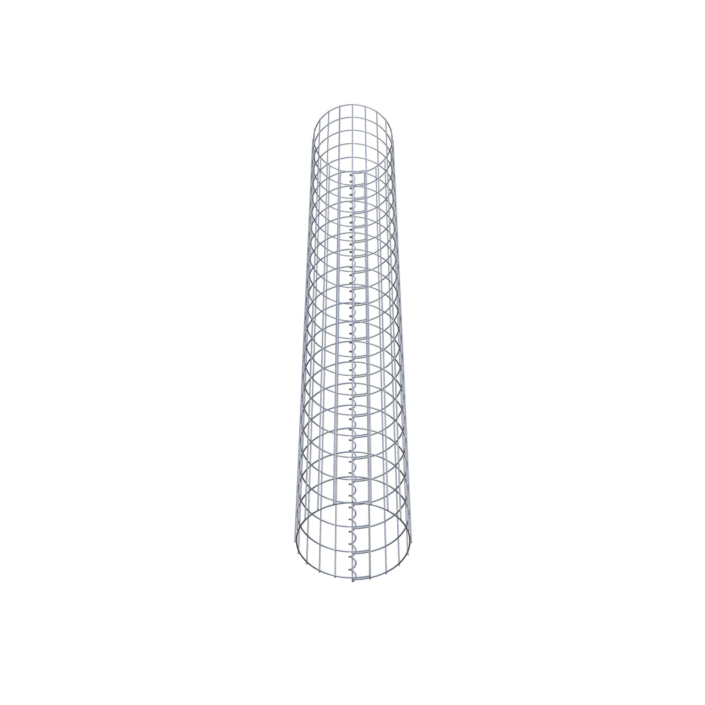 Columna de gaviones diámetro 32 cm, MW 5 x 10 cm redonda