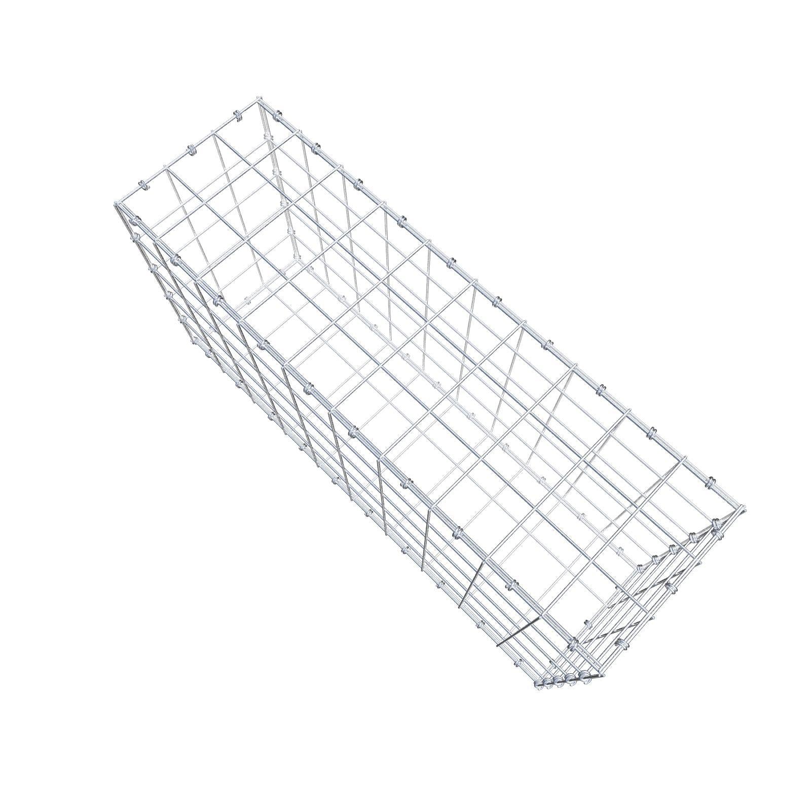 Schanskorf 100 cm x 50 cm x 30 cm (L x H x D), maaswijdte 10 x 10 cm, spiraalring