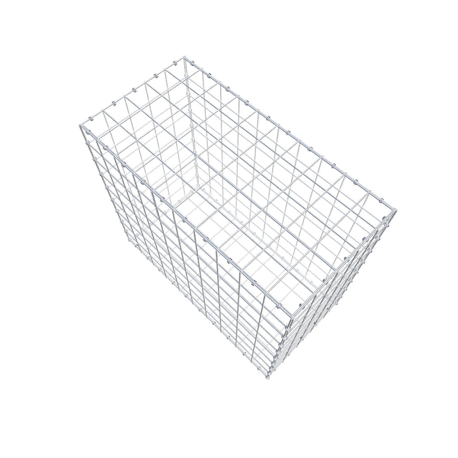Schanskorf 100 cm x 90 cm x 50 cm (L x H x D), maaswijdte 10 x 10 cm, spiraalring