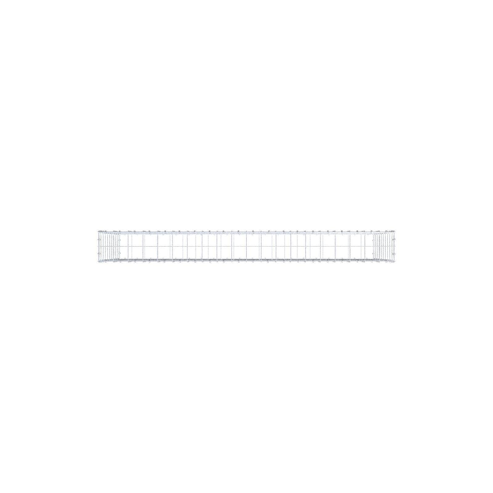 Schanskorf 200 cm x 100 cm x 20 cm (L x H x D), maaswijdte 10 x 10 cm, spiraalring