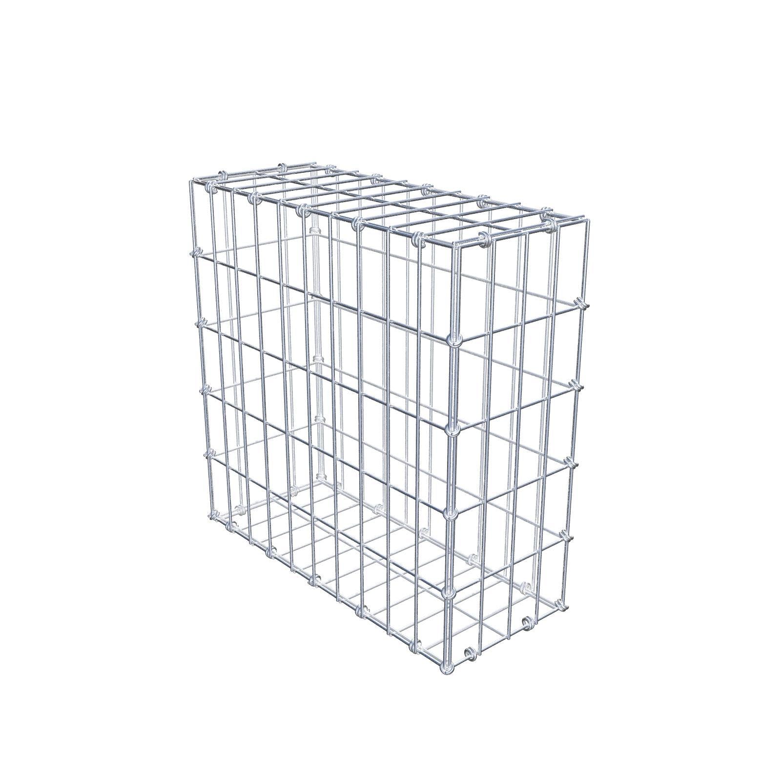 Schanskorf 50 cm x 50 cm x 20 cm (L x H x D), maaswijdte 5 x 10 cm, spiraalring