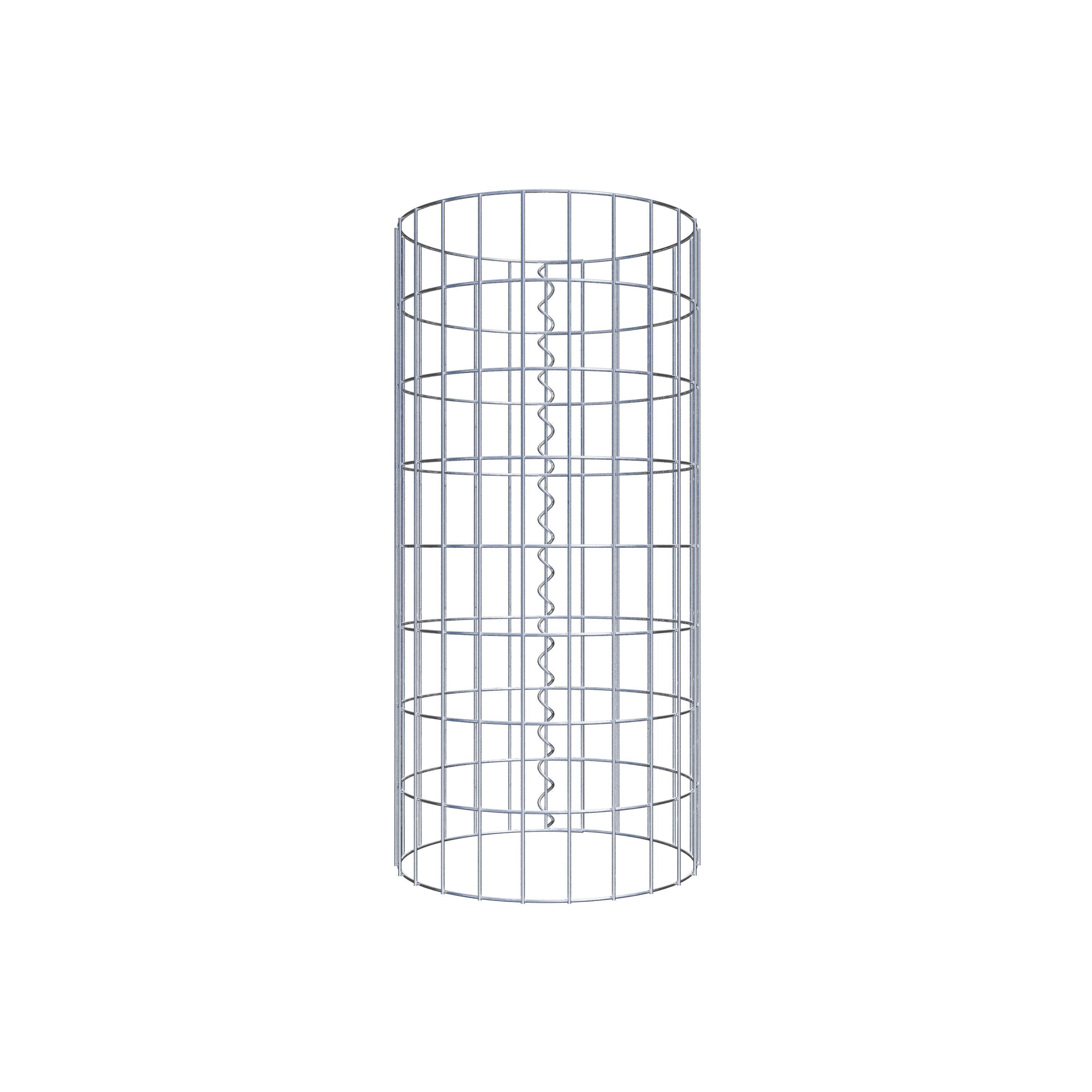 Schanskorf kolom diameter 37 cm, MW 5 x 10 cm rond