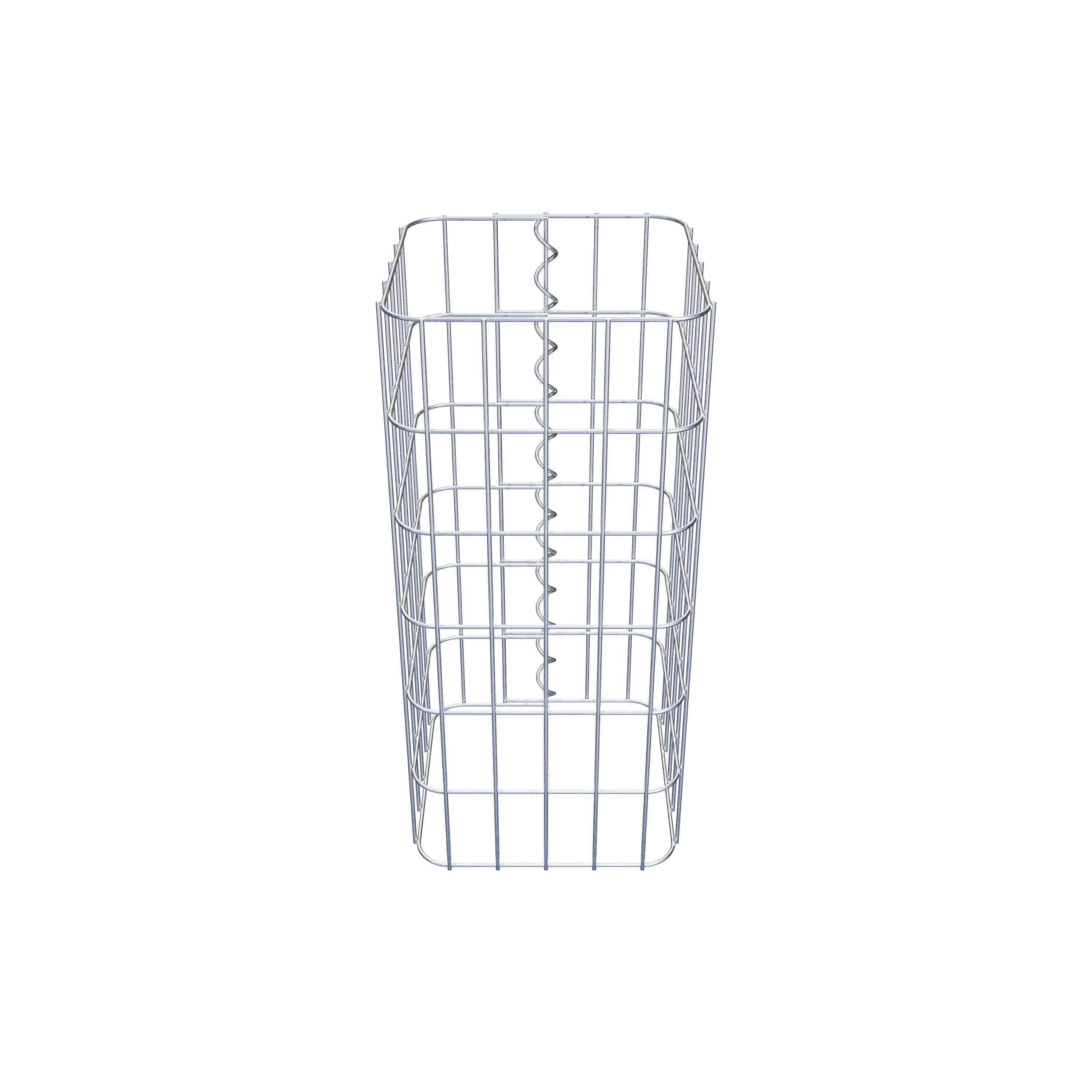 Columna de gaviones 27 x 27 cm, cuadrado MW 5 x 10 cm