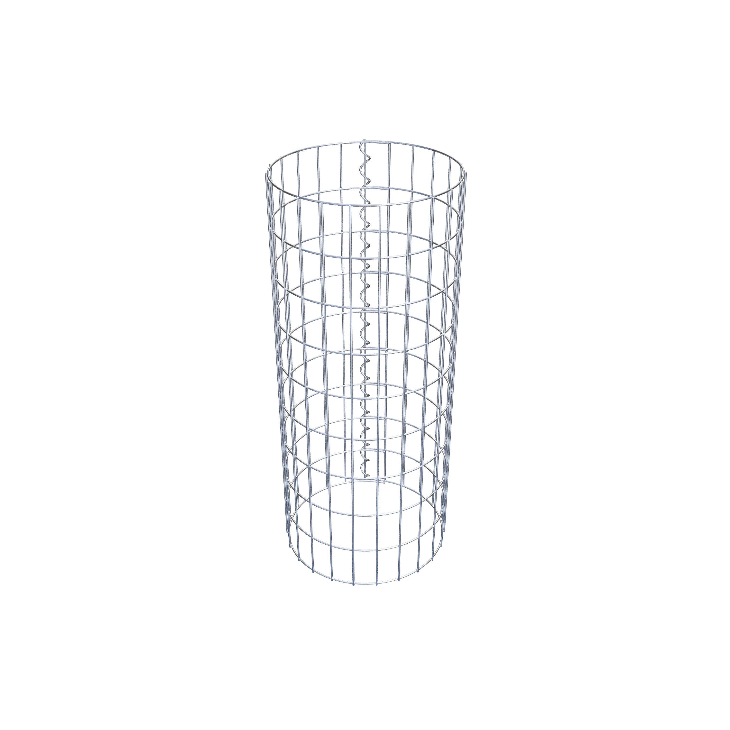 Schanskorf kolom diameter 37 cm, MW 5 x 10 cm rond