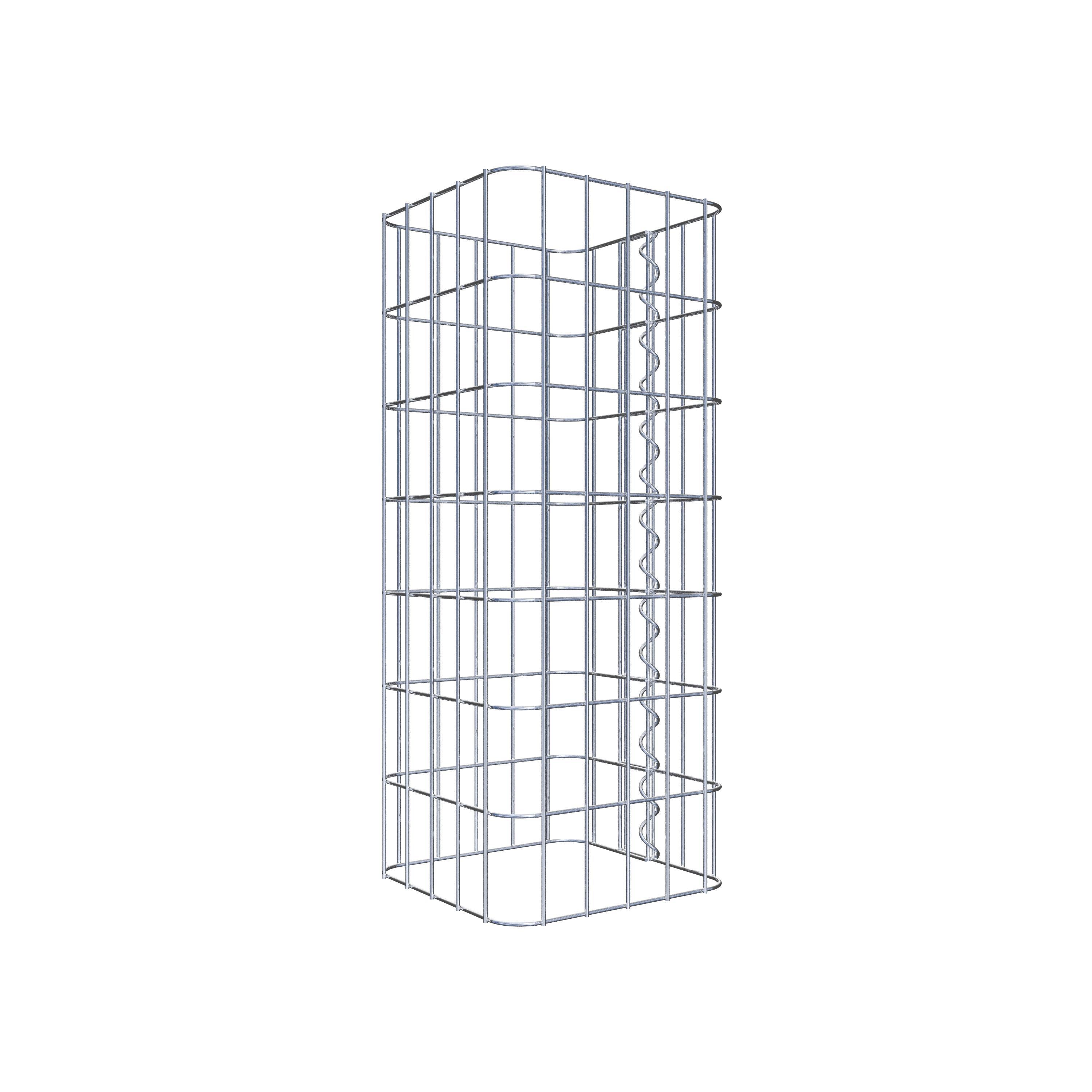 Columna de gaviones 27 x 27 cm, cuadrado MW 5 x 10 cm