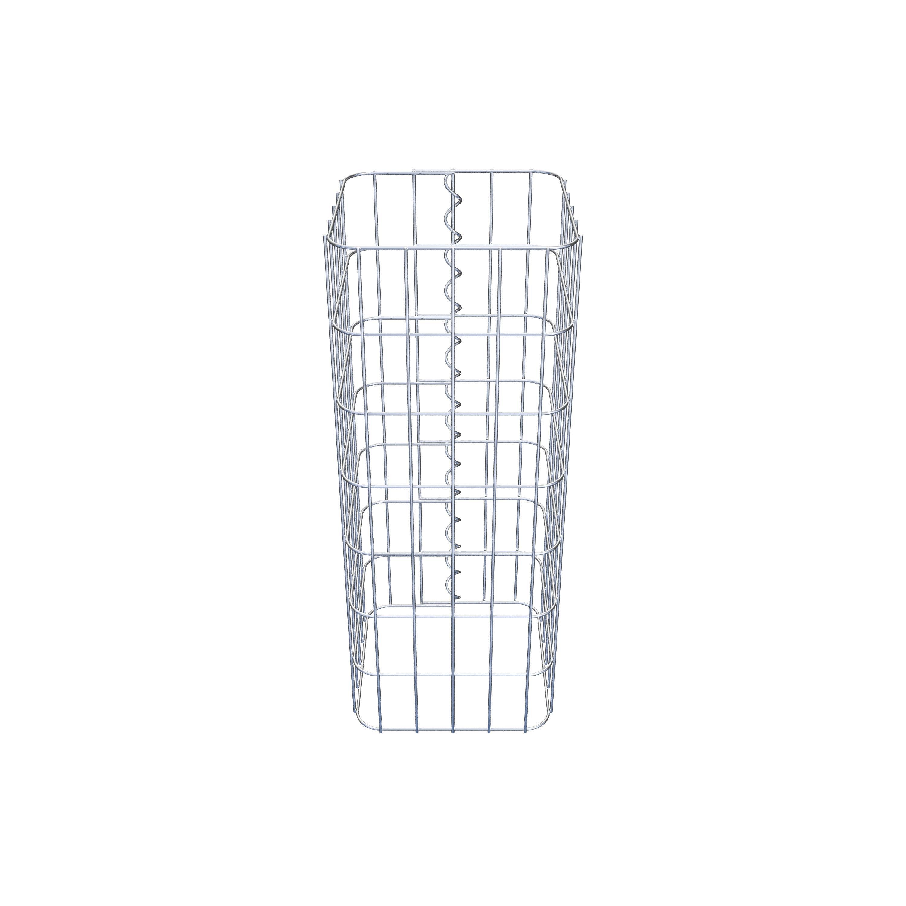 Columna de gaviones 27 x 27 cm, cuadrado MW 5 x 10 cm