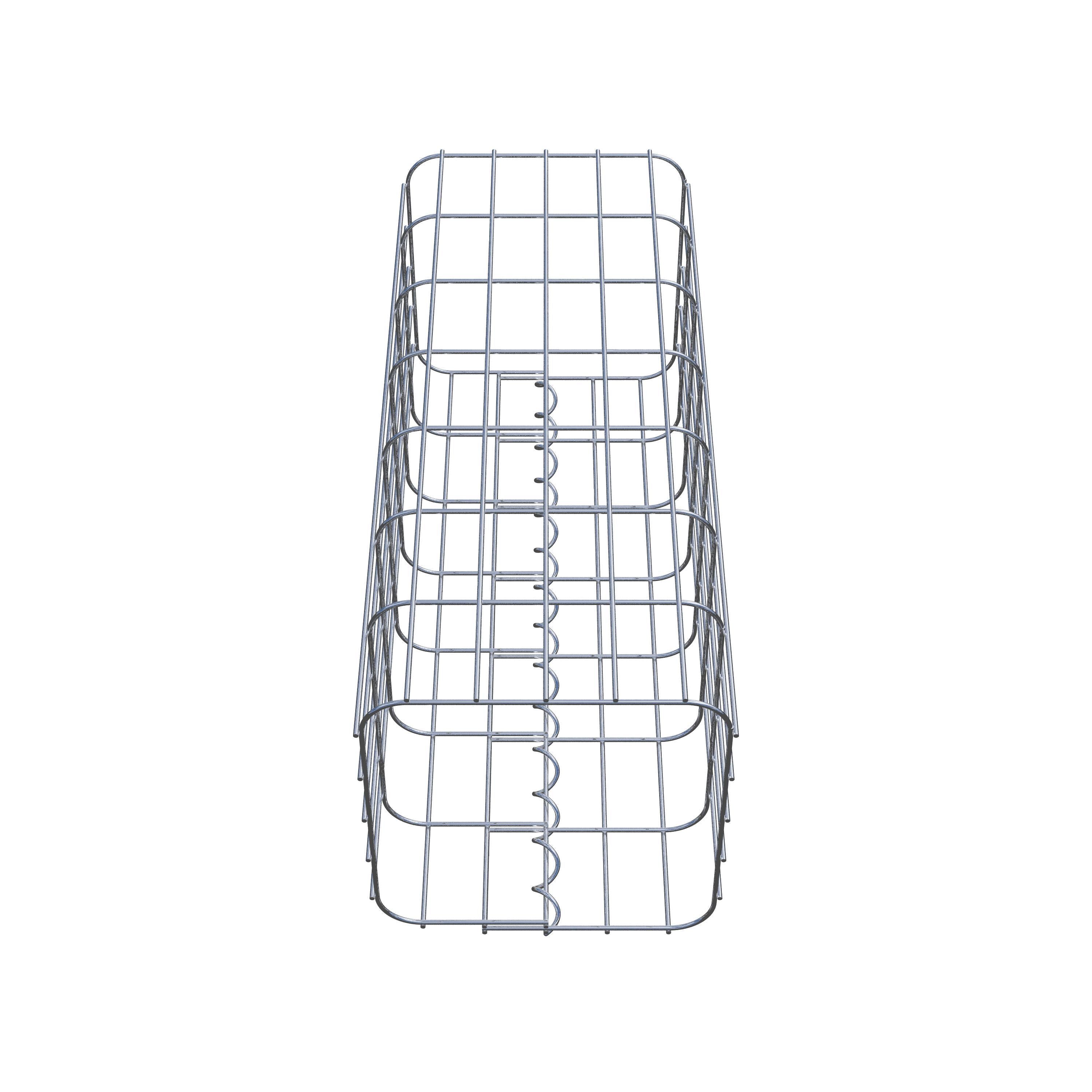 Columna de gaviones 27 x 27 cm, cuadrado MW 5 x 10 cm