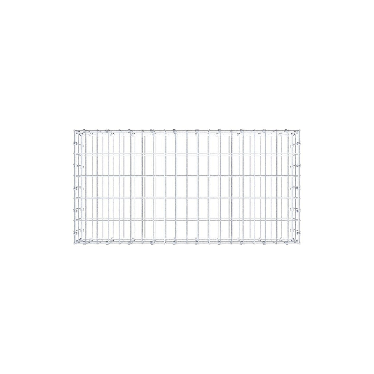 Schanskorf 100 cm x 20 cm x 50 cm (L x H x D), maaswijdte 5 x 10 cm, spiraalring