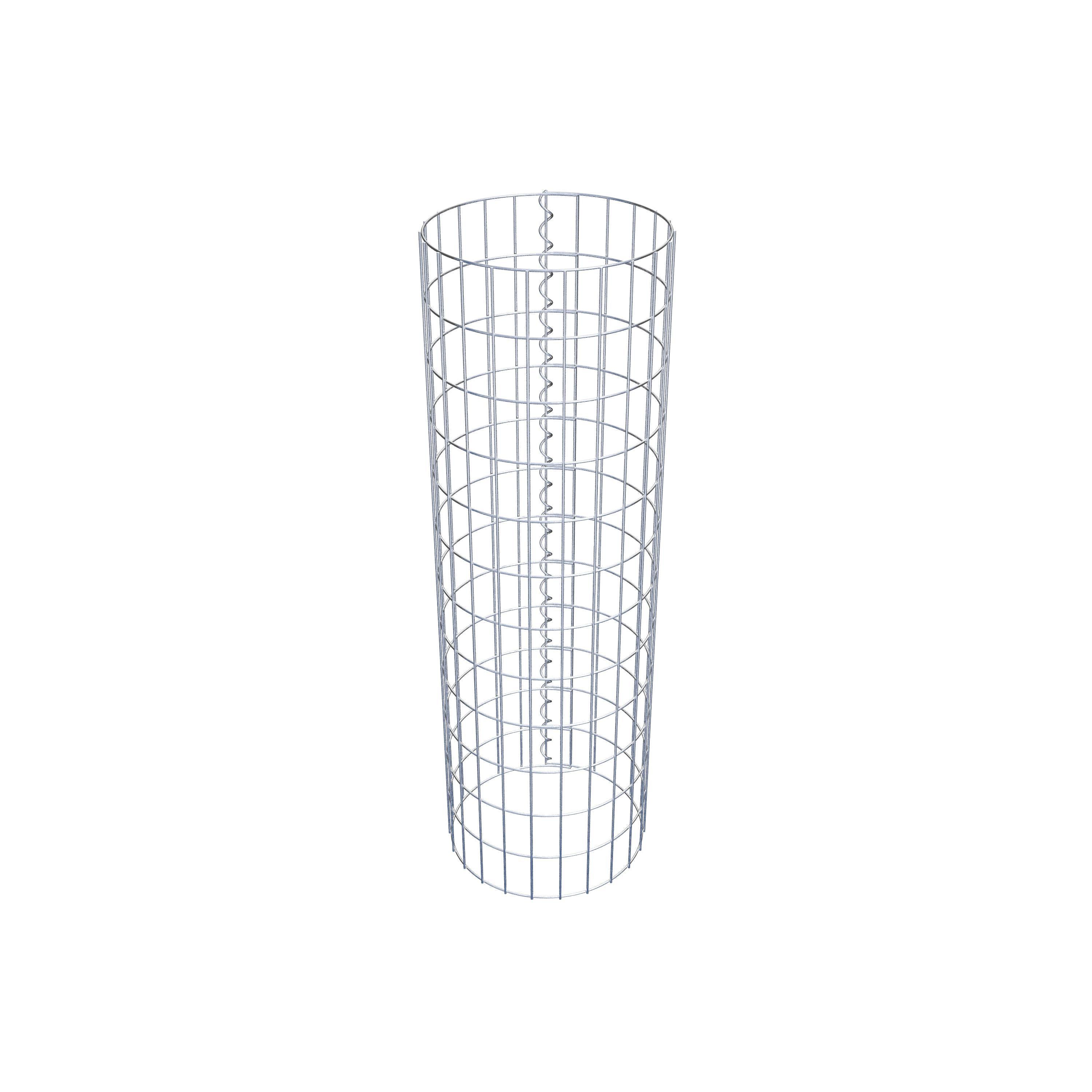 Schanskorf kolom diameter 37 cm, MW 5 x 10 cm rond