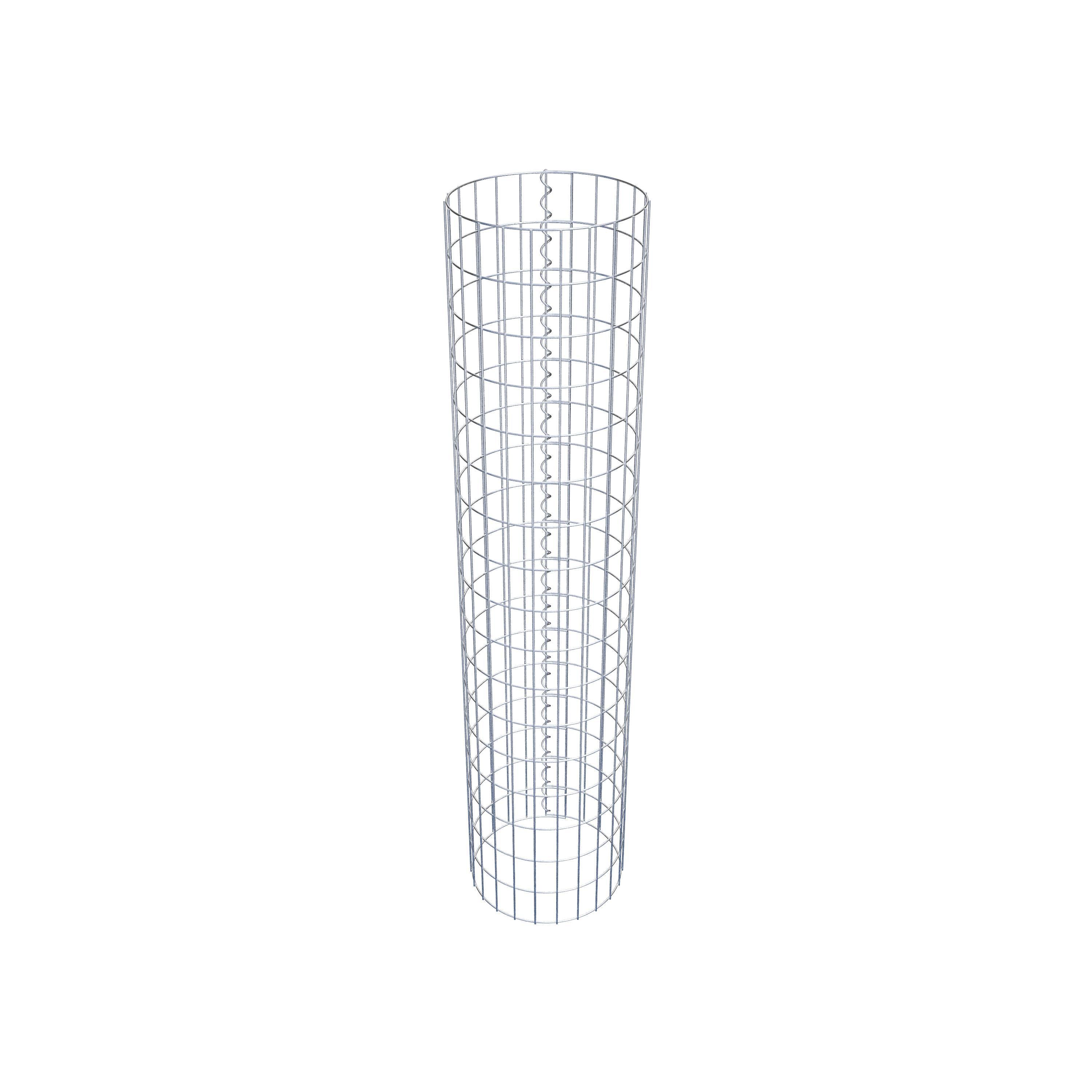 Schanskorf kolom diameter 37 cm, MW 5 x 10 cm rond