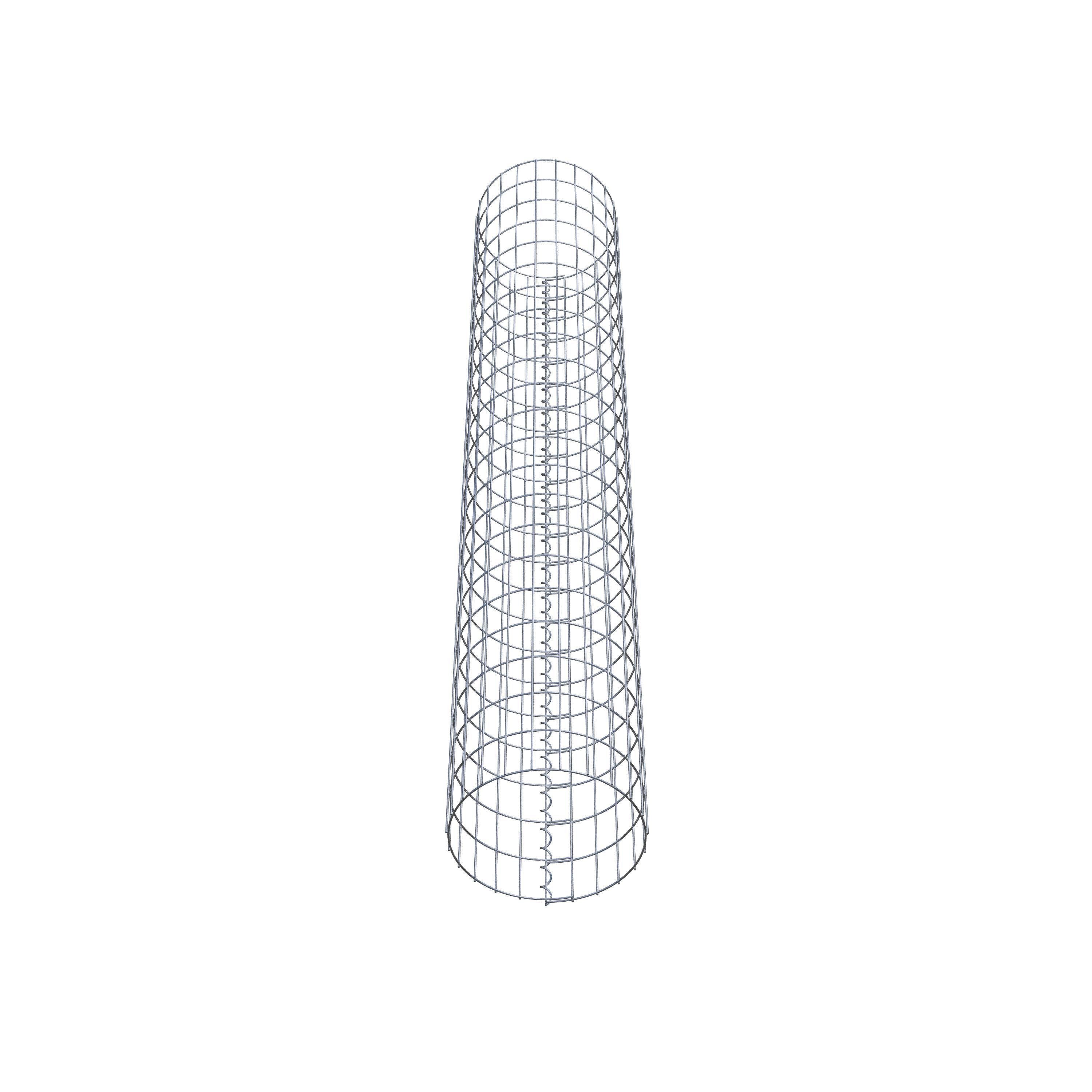 Schanskorf kolom diameter 37 cm, MW 5 x 10 cm rond