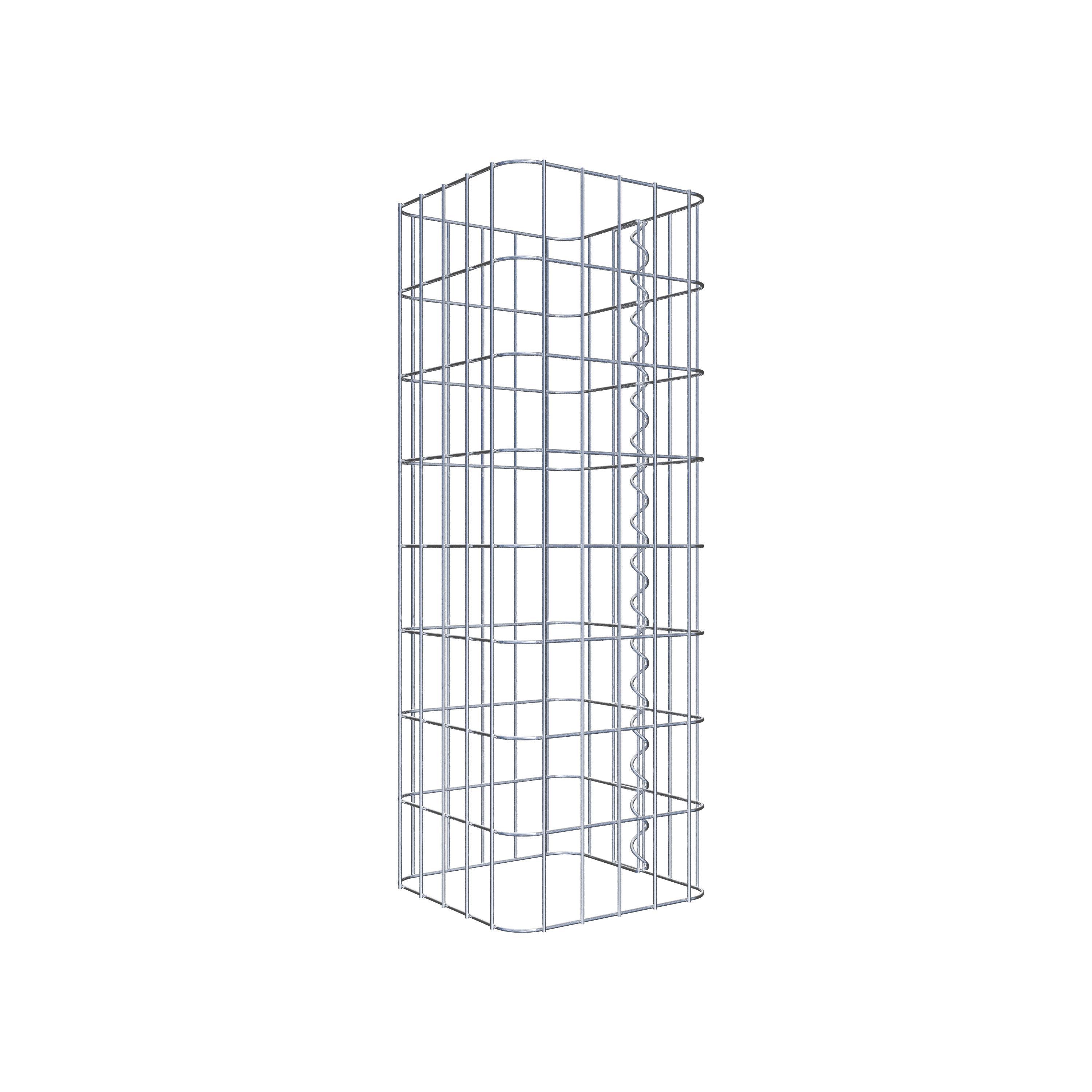 Columna de gaviones 27 x 27 cm, cuadrado MW 5 x 10 cm