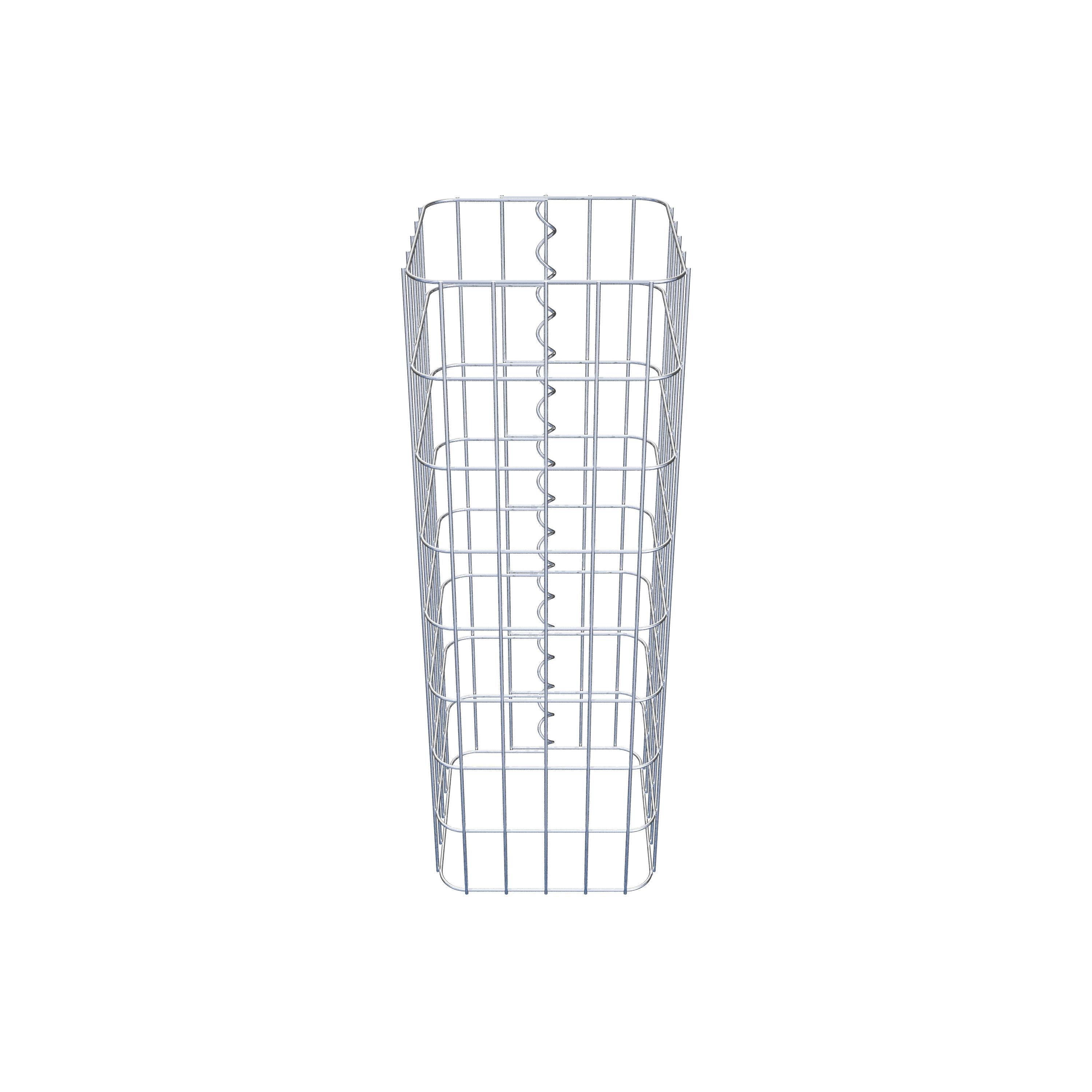 Columna de gaviones 27 x 27 cm, cuadrado MW 5 x 10 cm