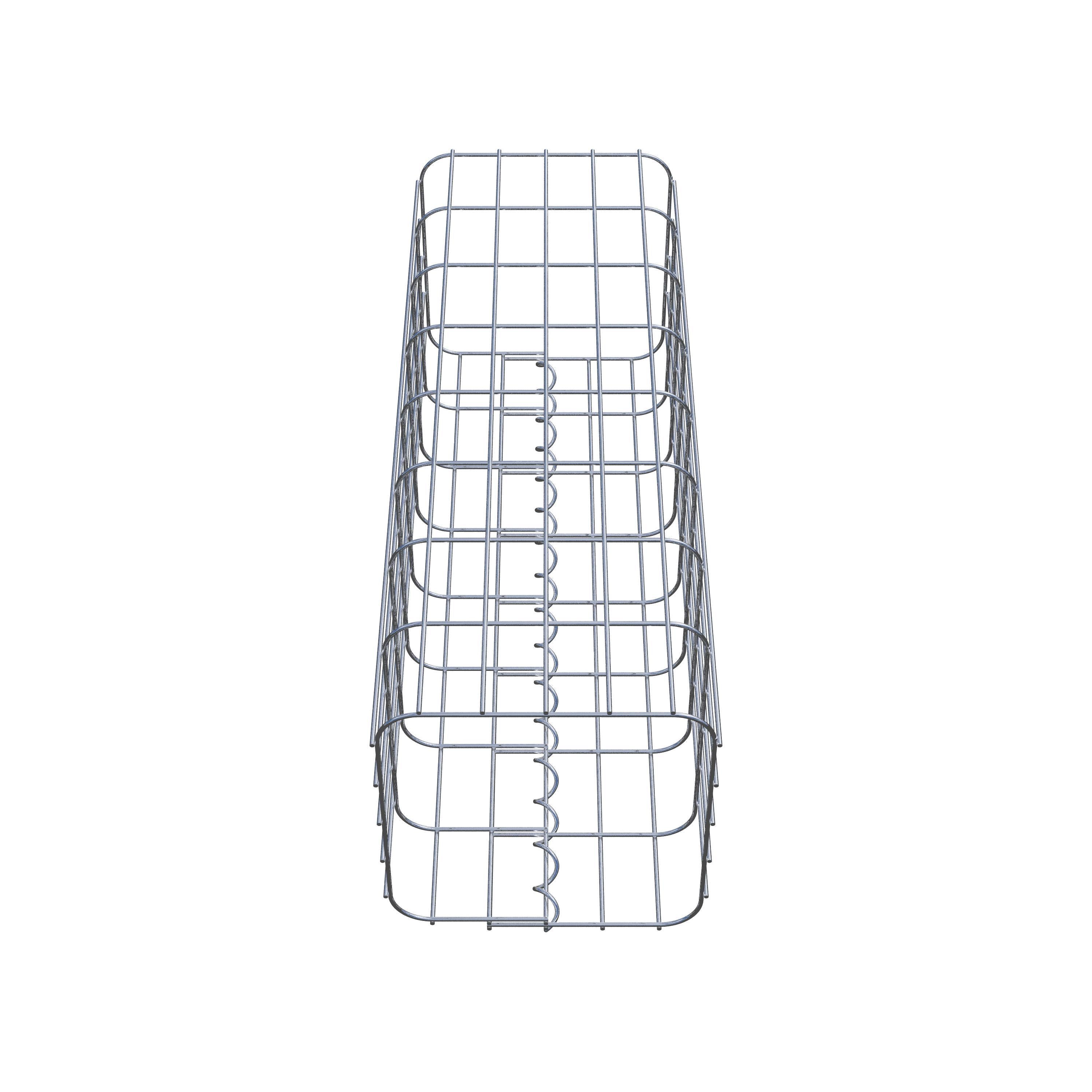 Columna de gaviones 27 x 27 cm, cuadrado MW 5 x 10 cm
