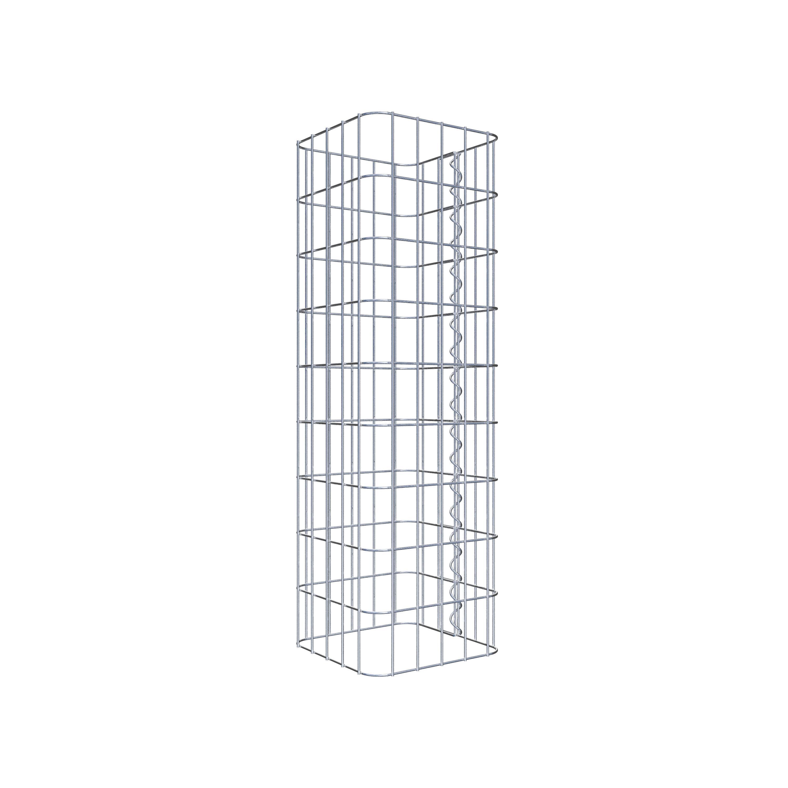 Columna de gaviones 27 x 27 cm, cuadrado MW 5 x 10 cm