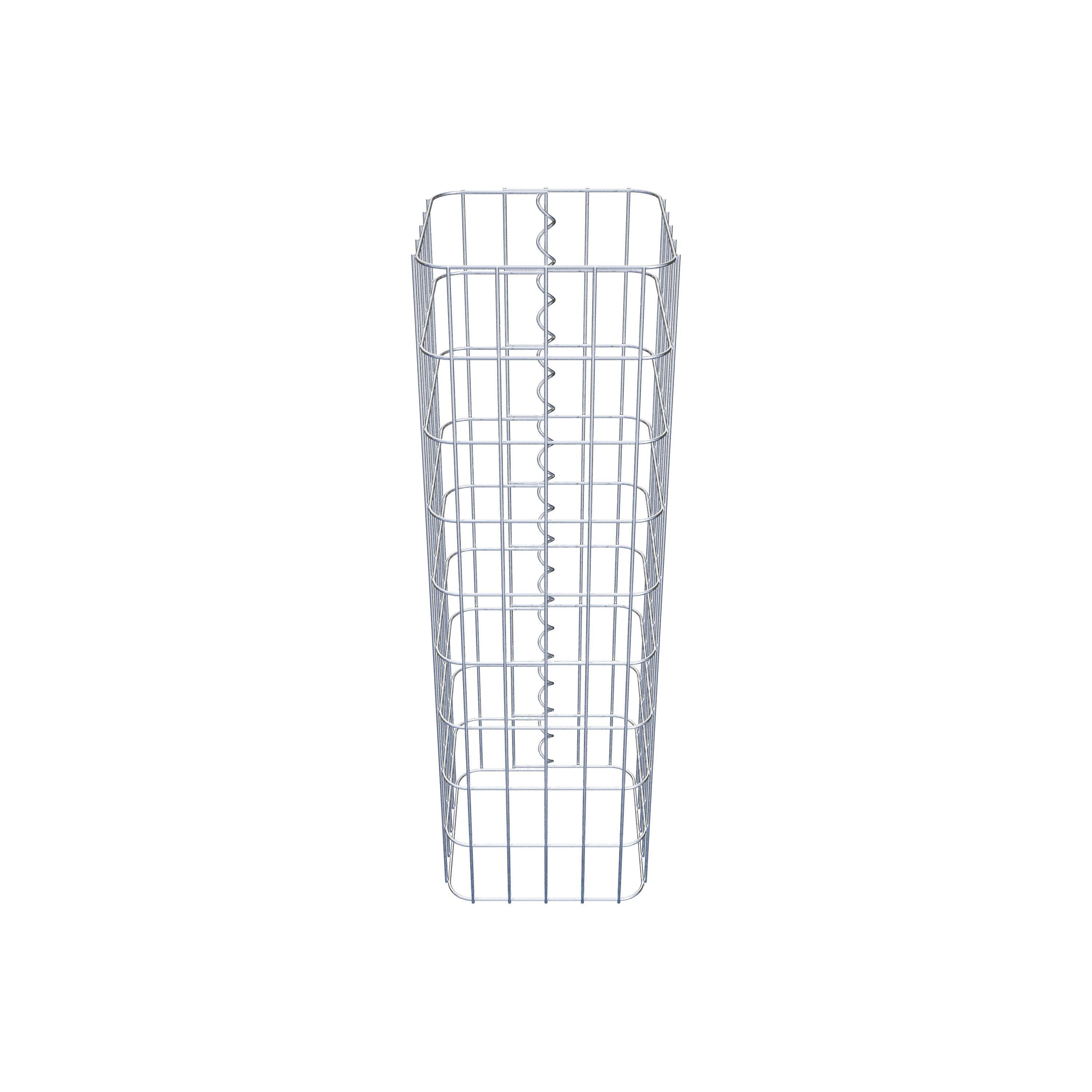 Columna de gaviones 27 x 27 cm, cuadrado MW 5 x 10 cm
