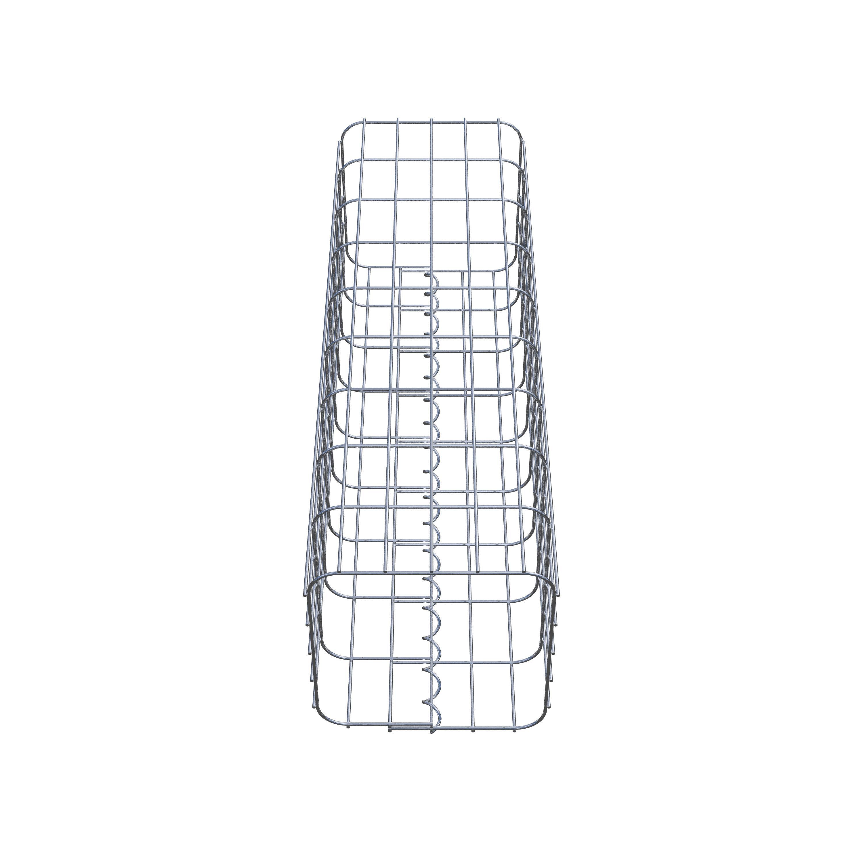 Columna de gaviones 27 x 27 cm, cuadrado MW 5 x 10 cm