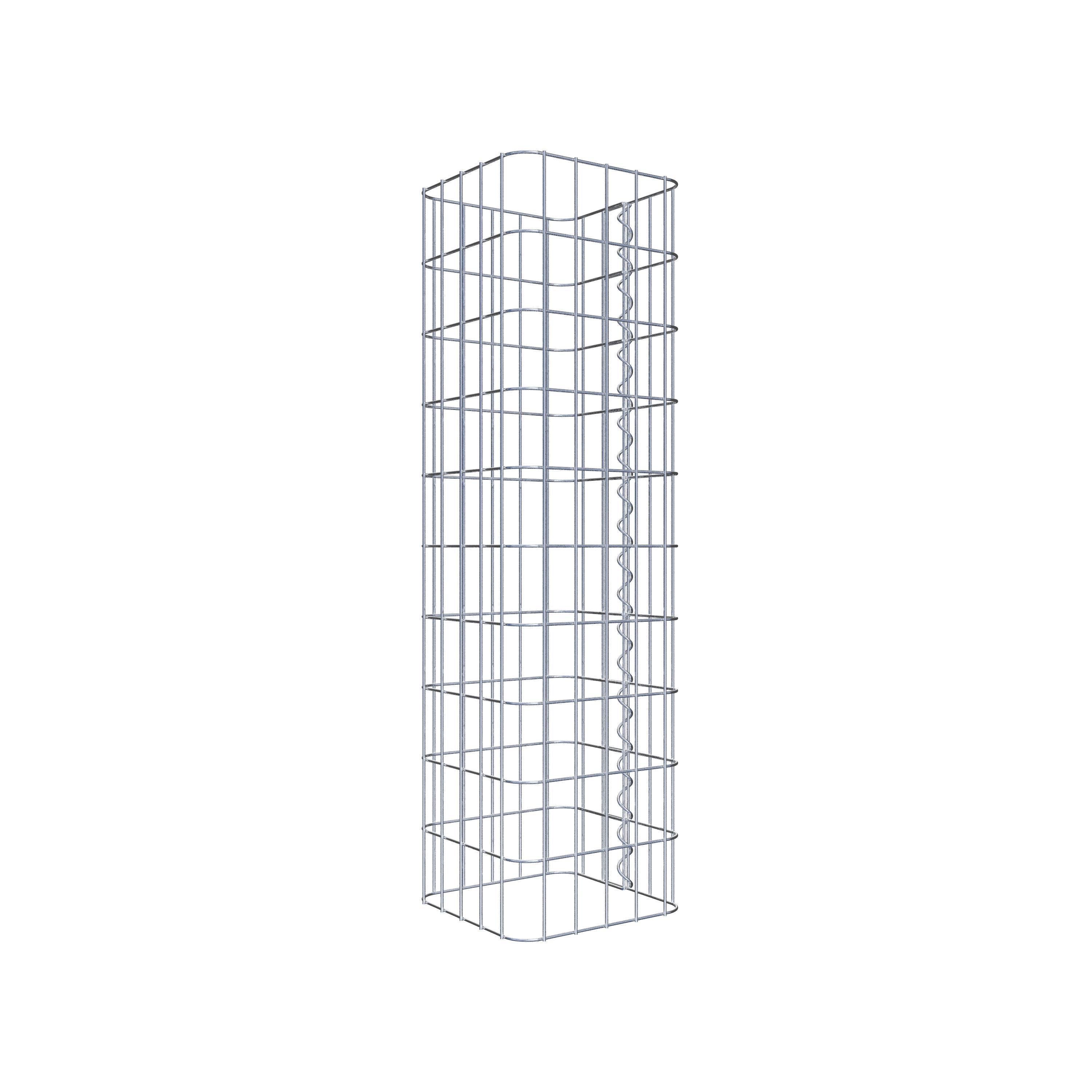Columna de gaviones 27 x 27 cm, cuadrado MW 5 x 10 cm