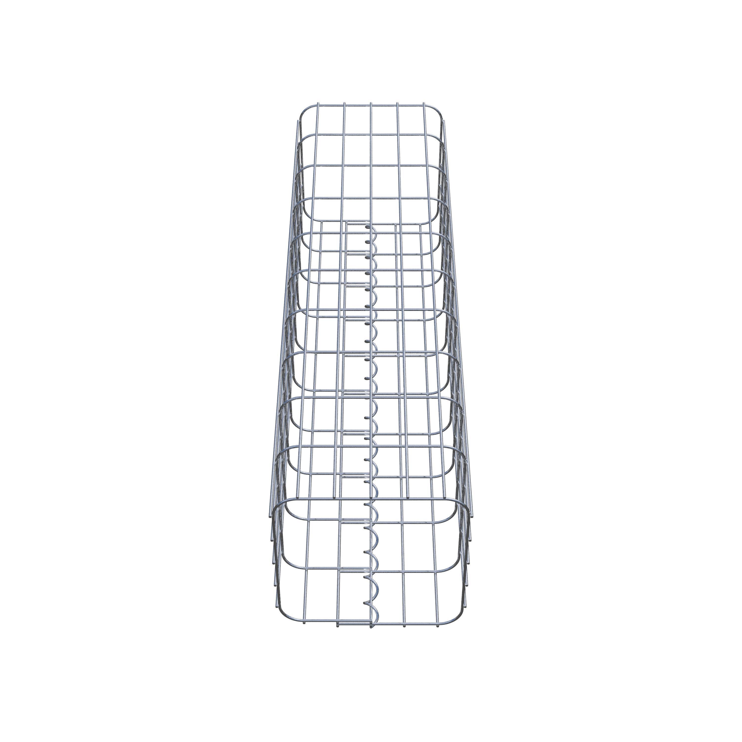 Columna de gaviones 27 x 27 cm, cuadrado MW 5 x 10 cm