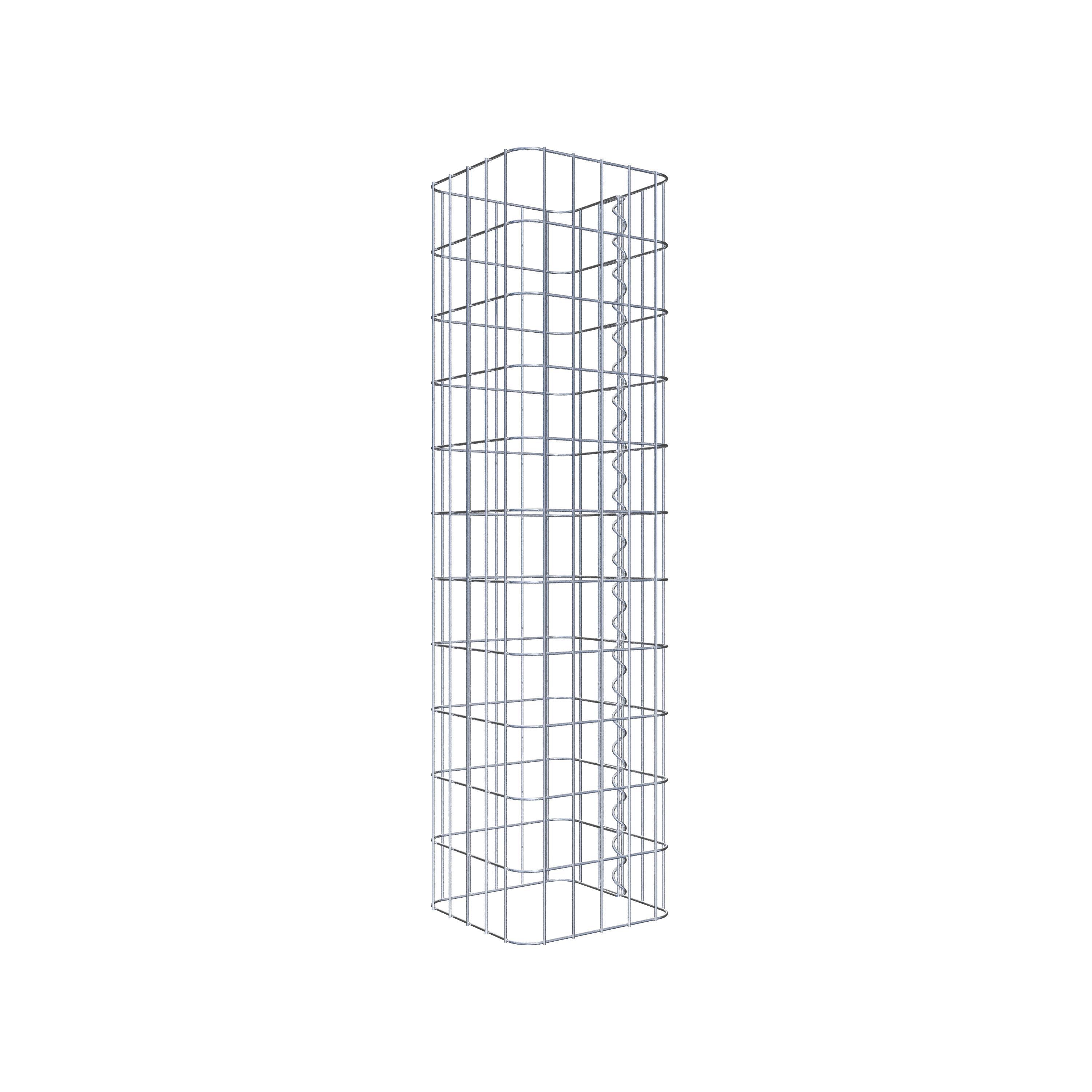 Columna de gaviones 27 x 27 cm, cuadrado MW 5 x 10 cm