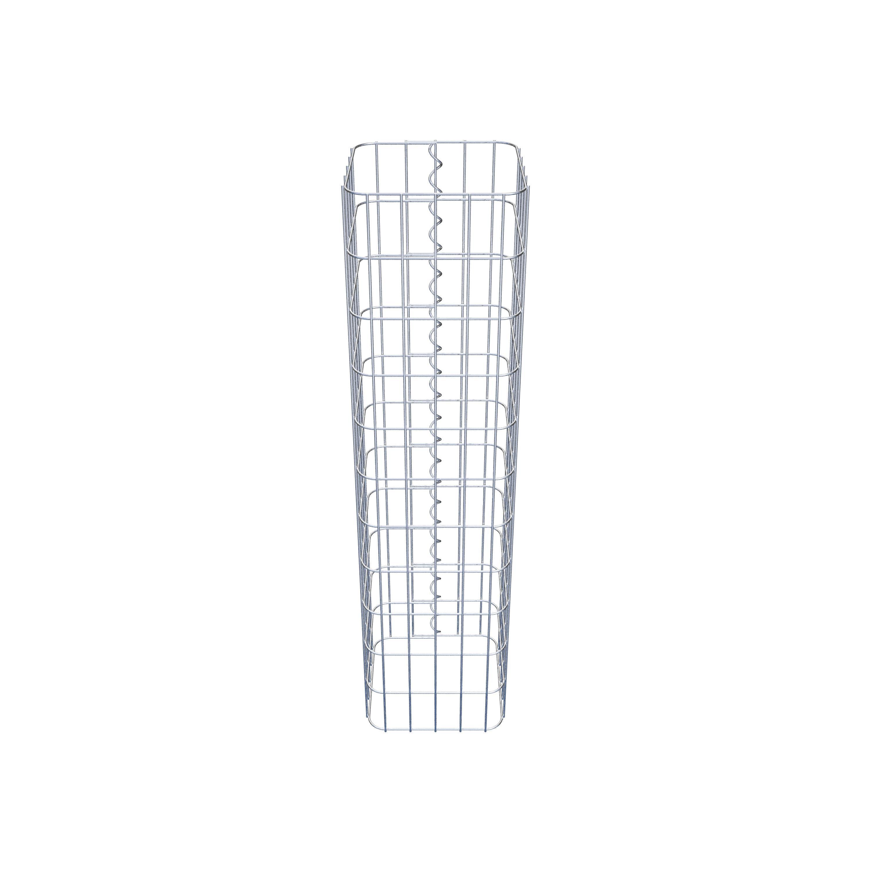 Columna de gaviones 27 x 27 cm, cuadrado MW 5 x 10 cm