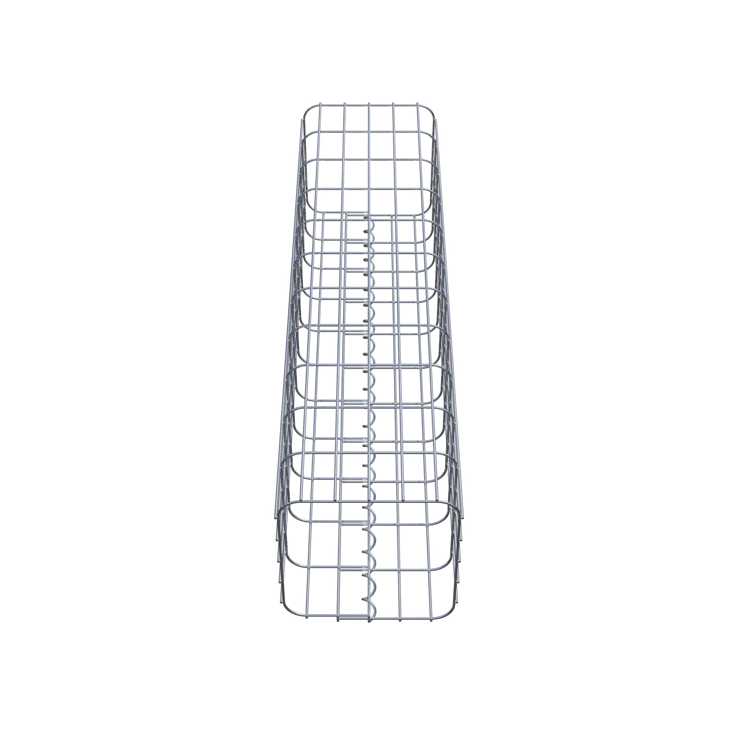 Columna de gaviones 27 x 27 cm, cuadrado MW 5 x 10 cm