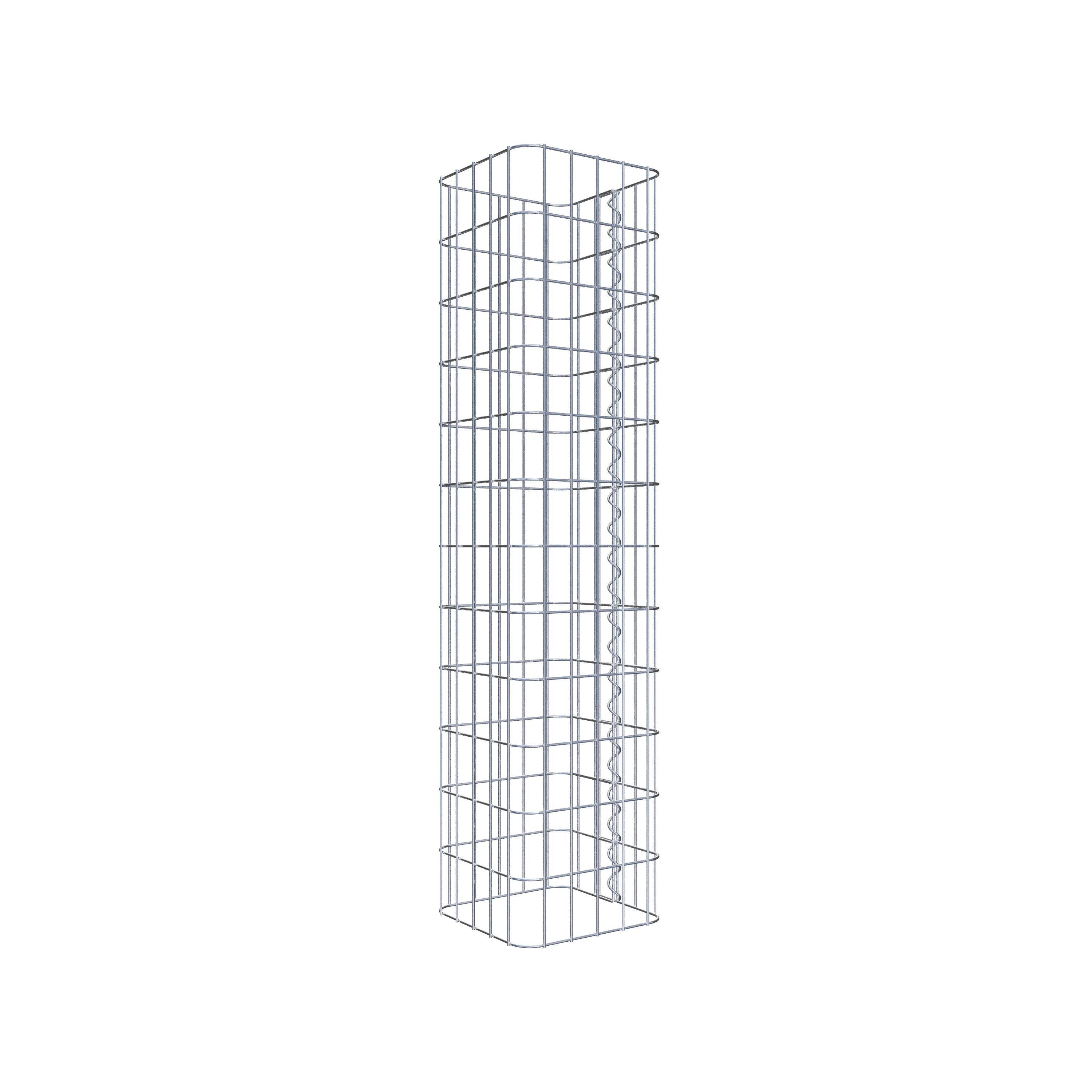 Columna de gaviones 27 x 27 cm, cuadrado MW 5 x 10 cm
