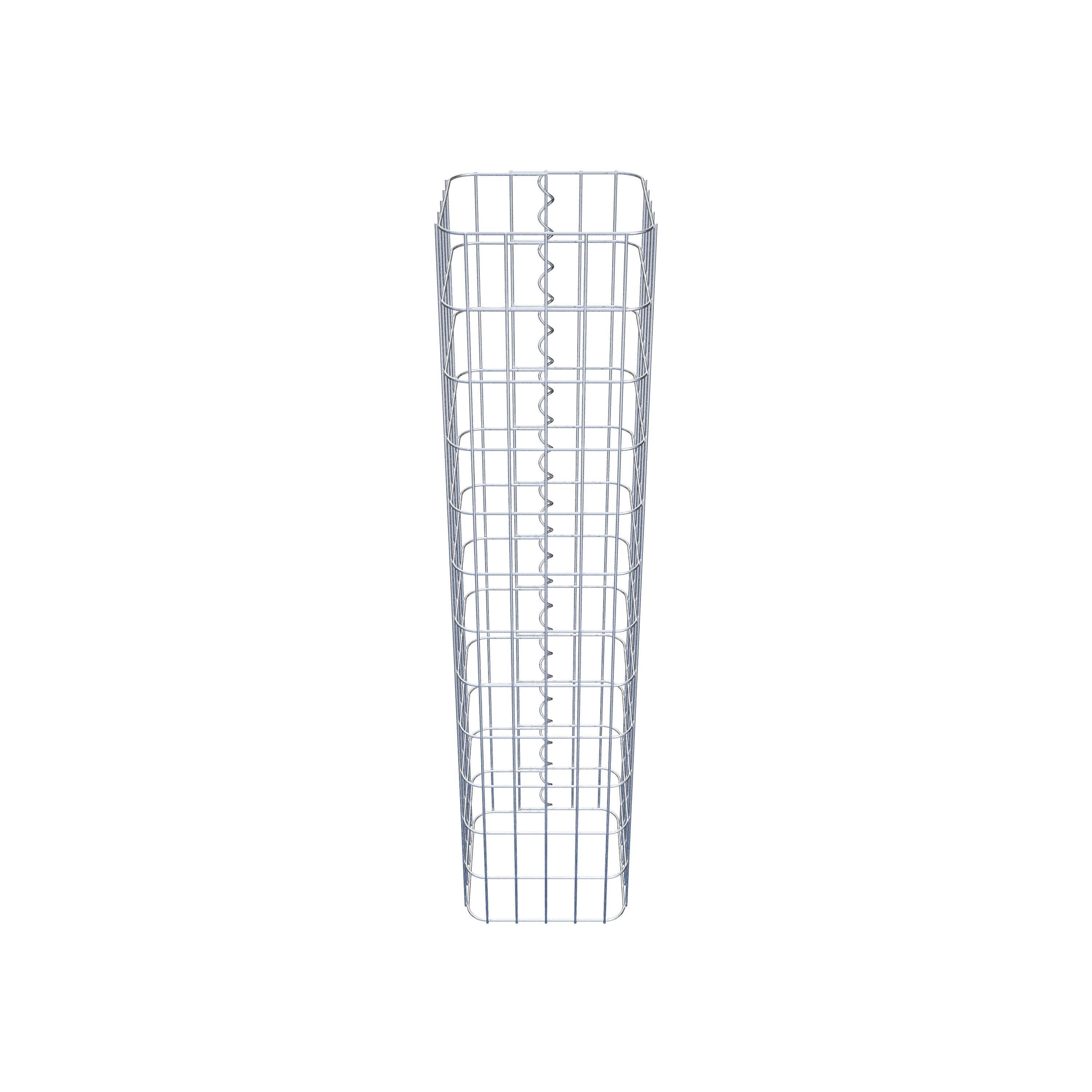 Columna de gaviones 27 x 27 cm, cuadrado MW 5 x 10 cm
