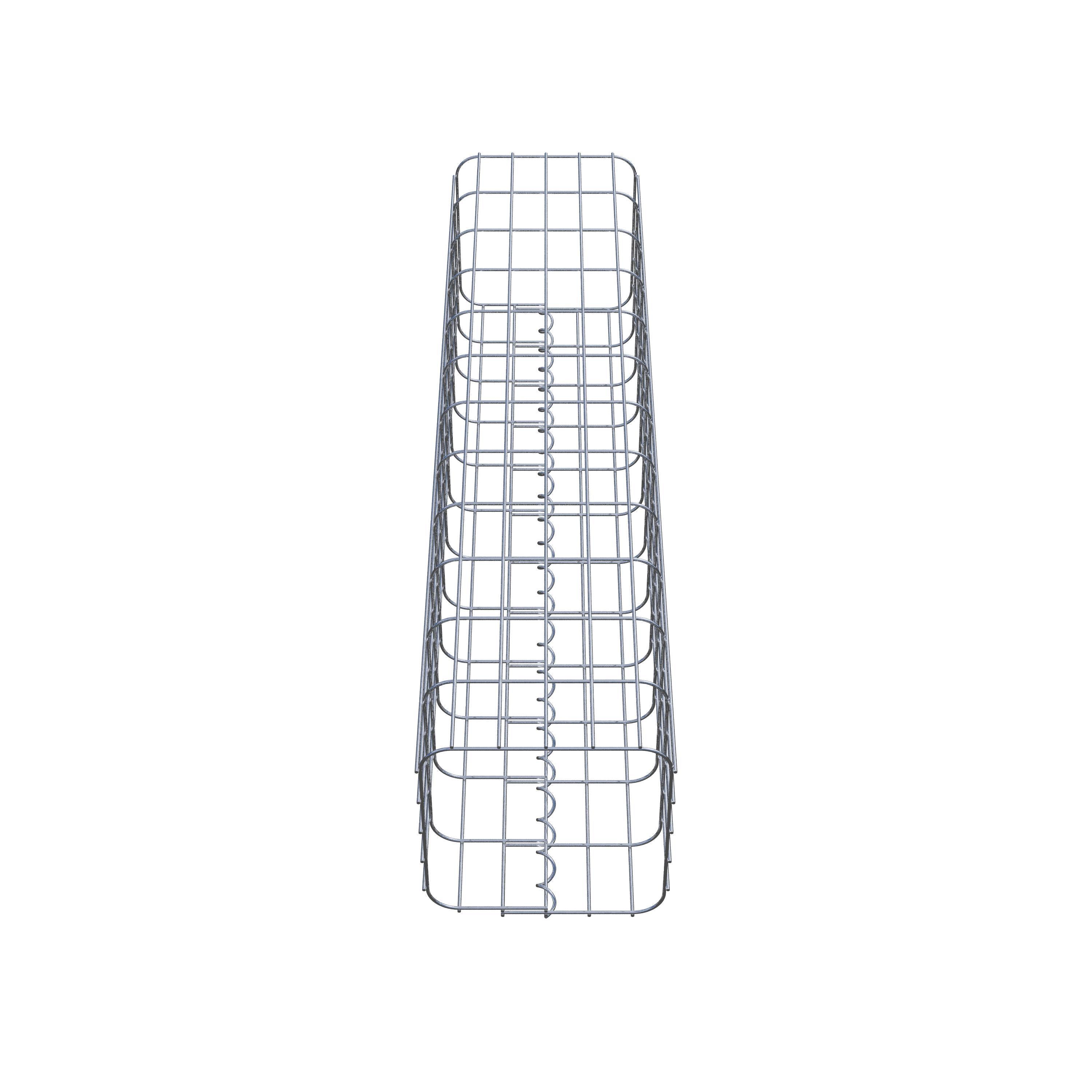 Columna de gaviones 27 x 27 cm, cuadrado MW 5 x 10 cm