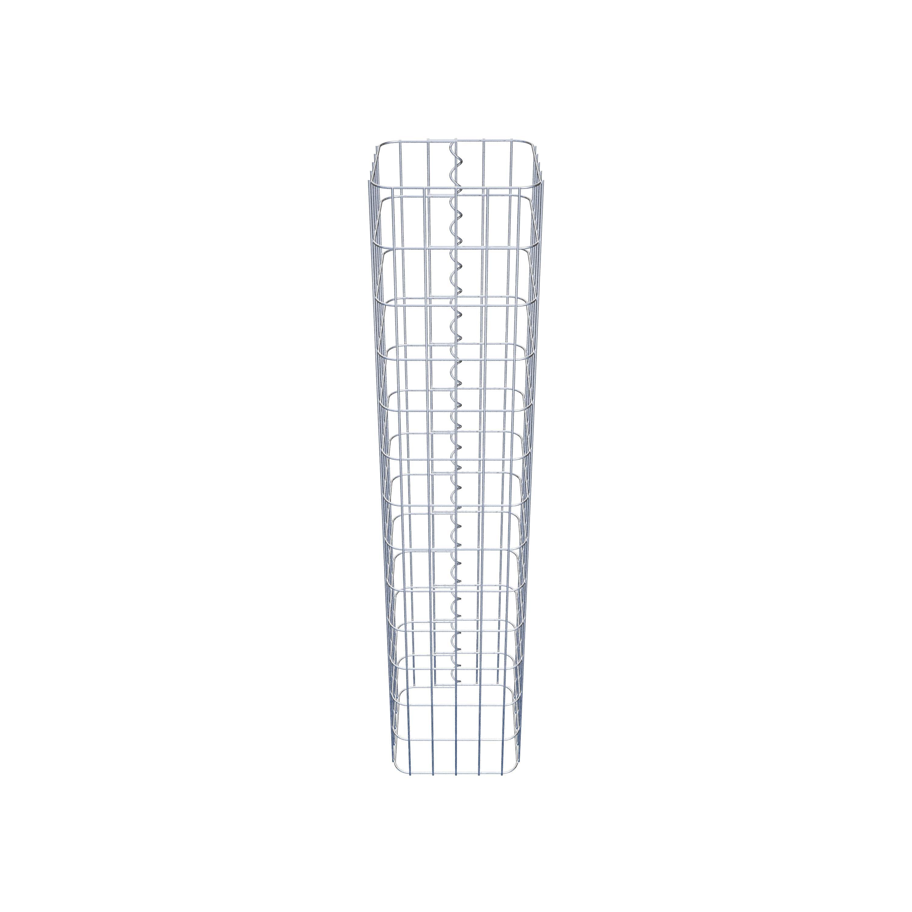 Columna de gaviones 27 x 27 cm, cuadrado MW 5 x 10 cm